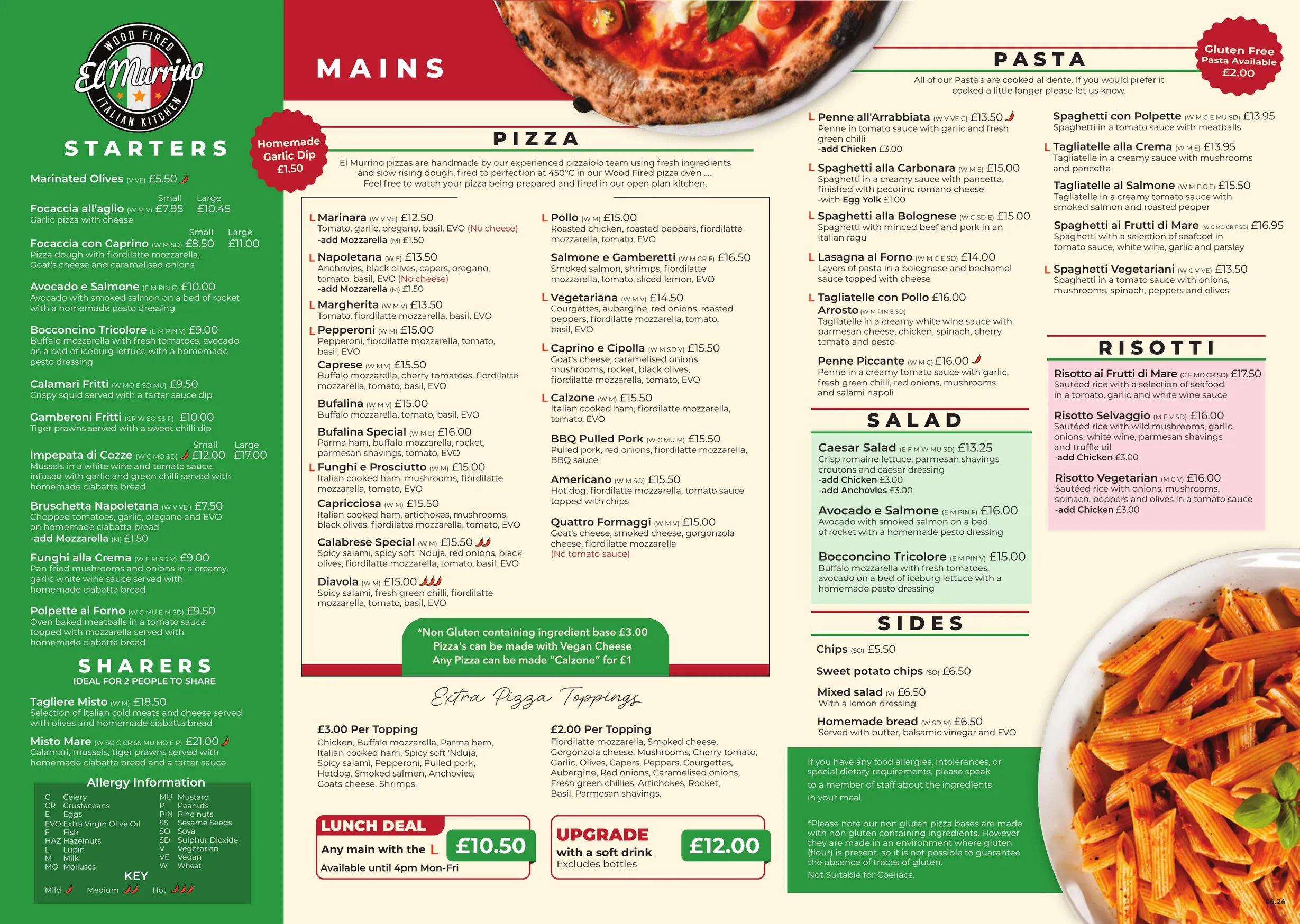 El Murrino menu, page 2