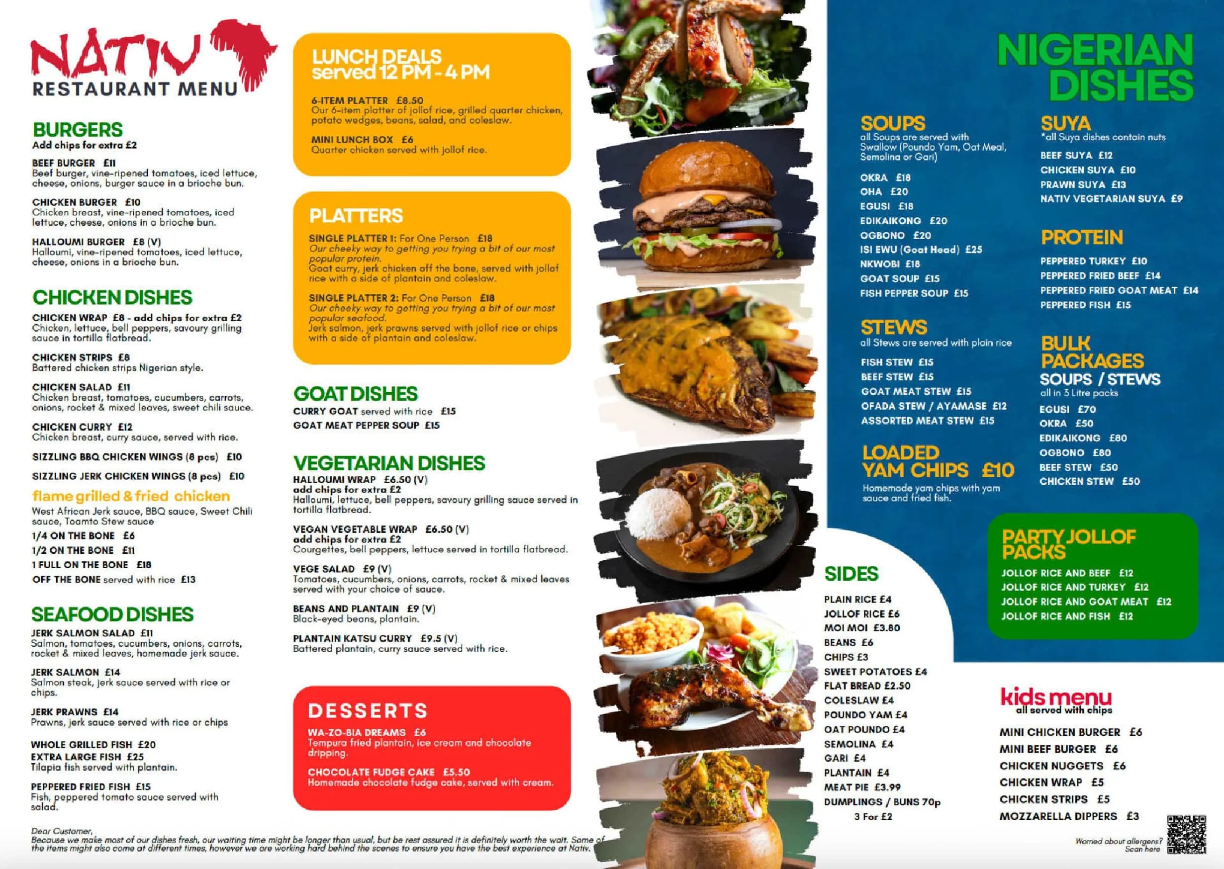 Nativ menu, page 1