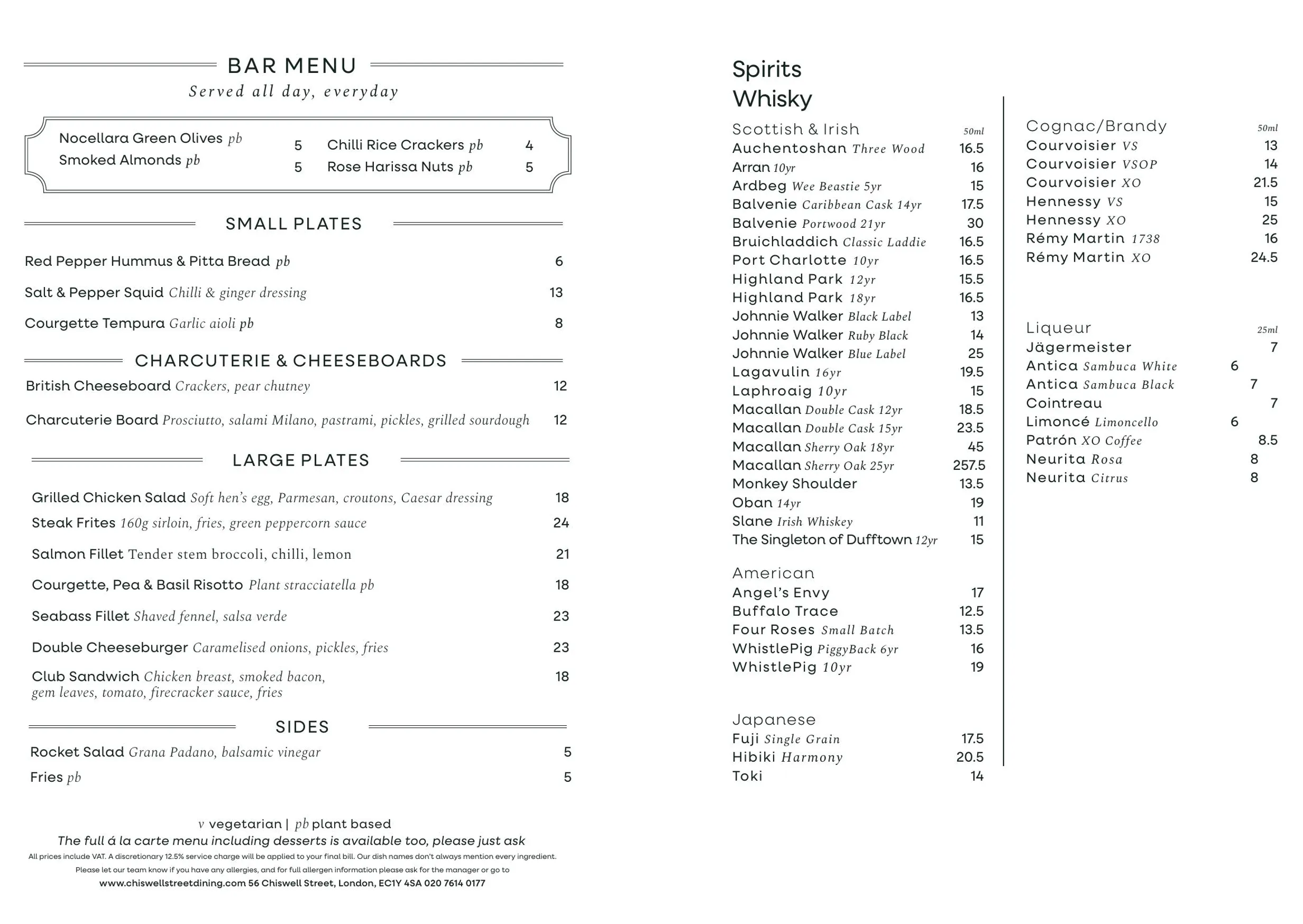 Chiswell Street Dining Rooms menu, page 6