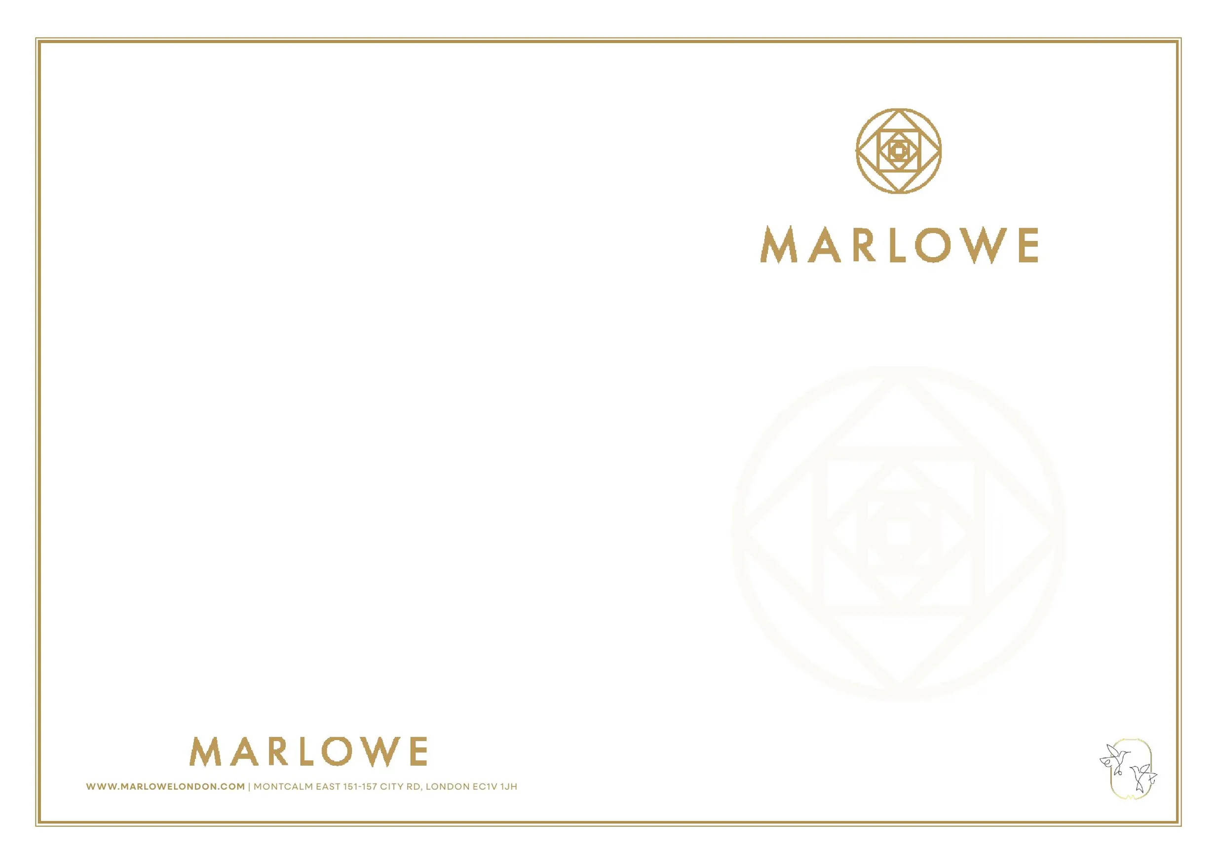Marlowe menu, page 5