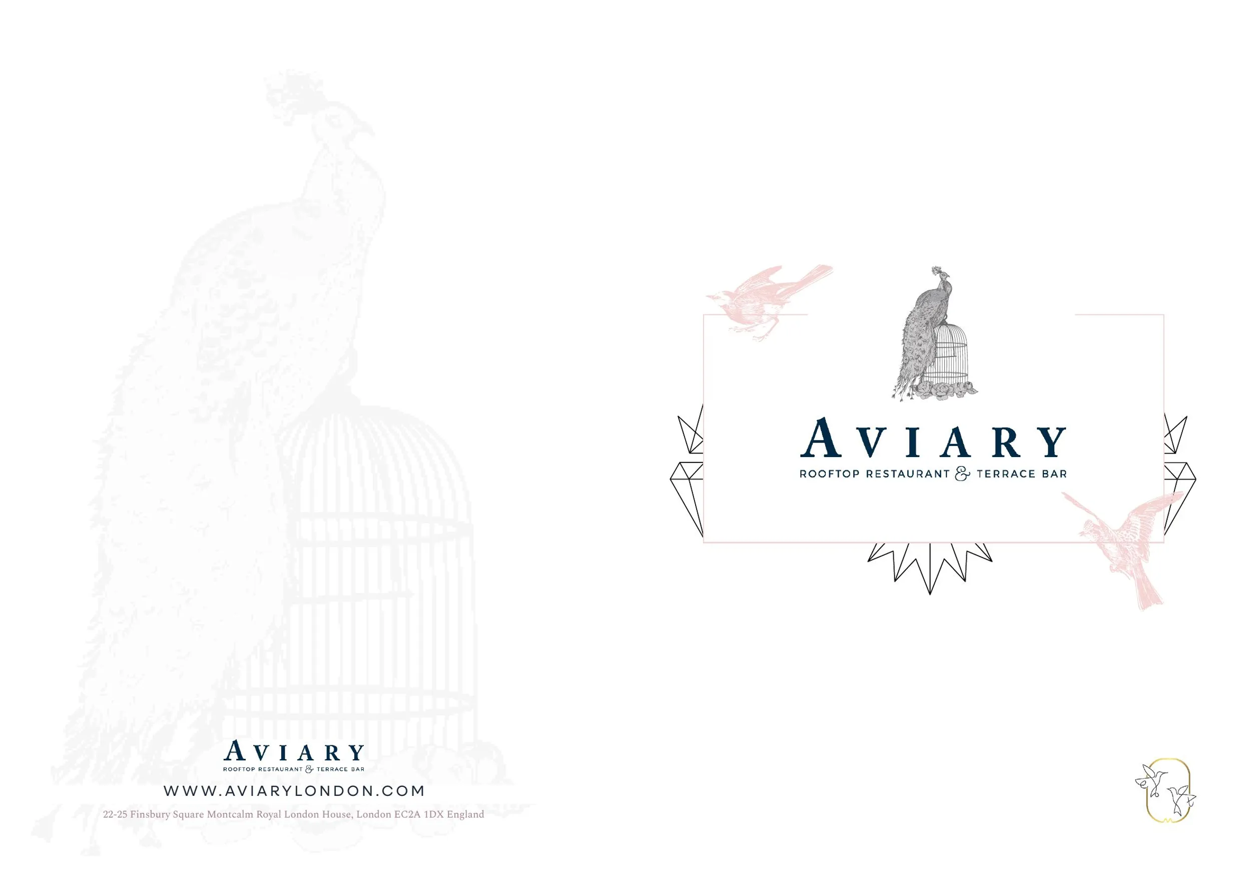 Aviary menu, page 7