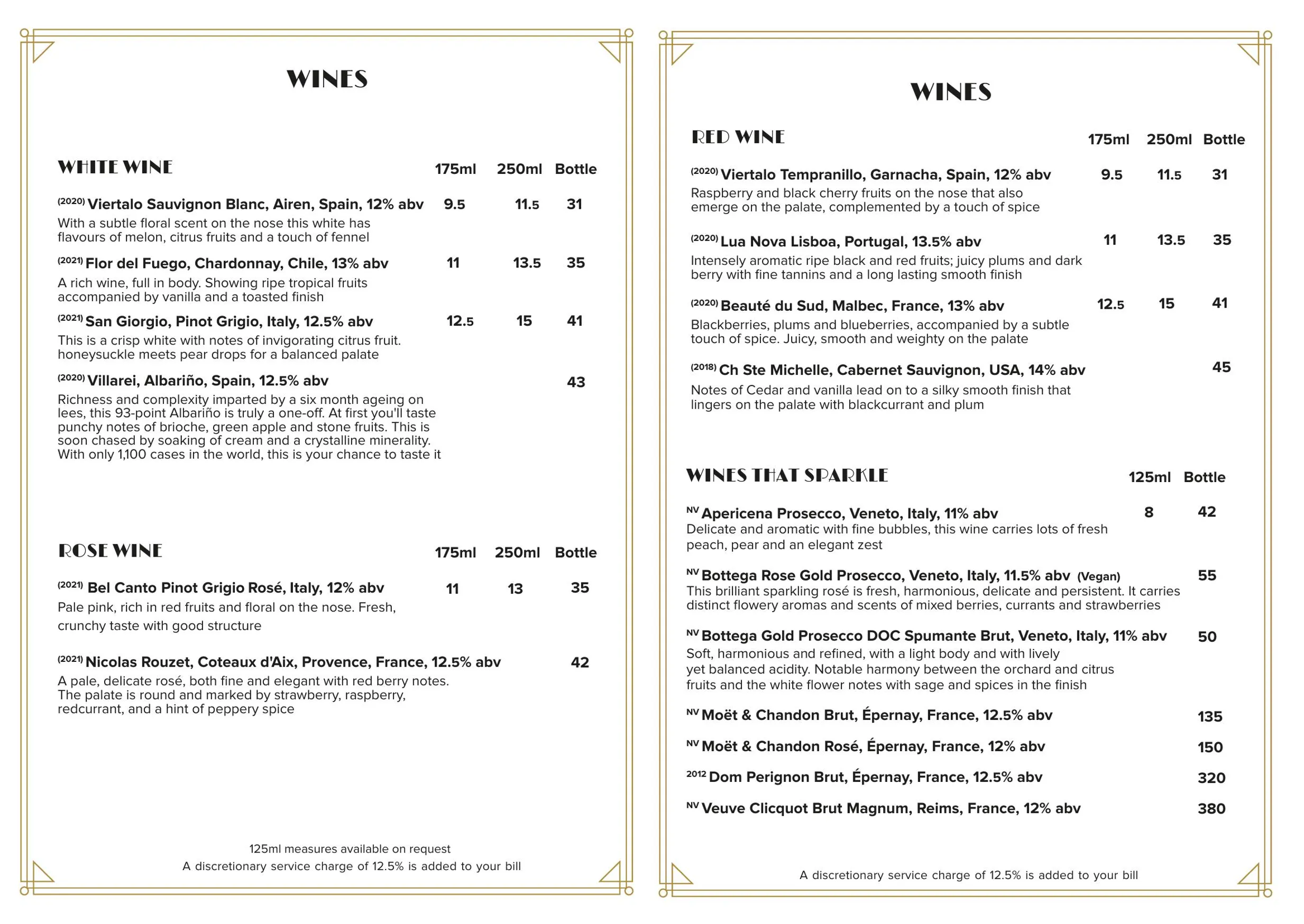 Lost Society menu, page 3