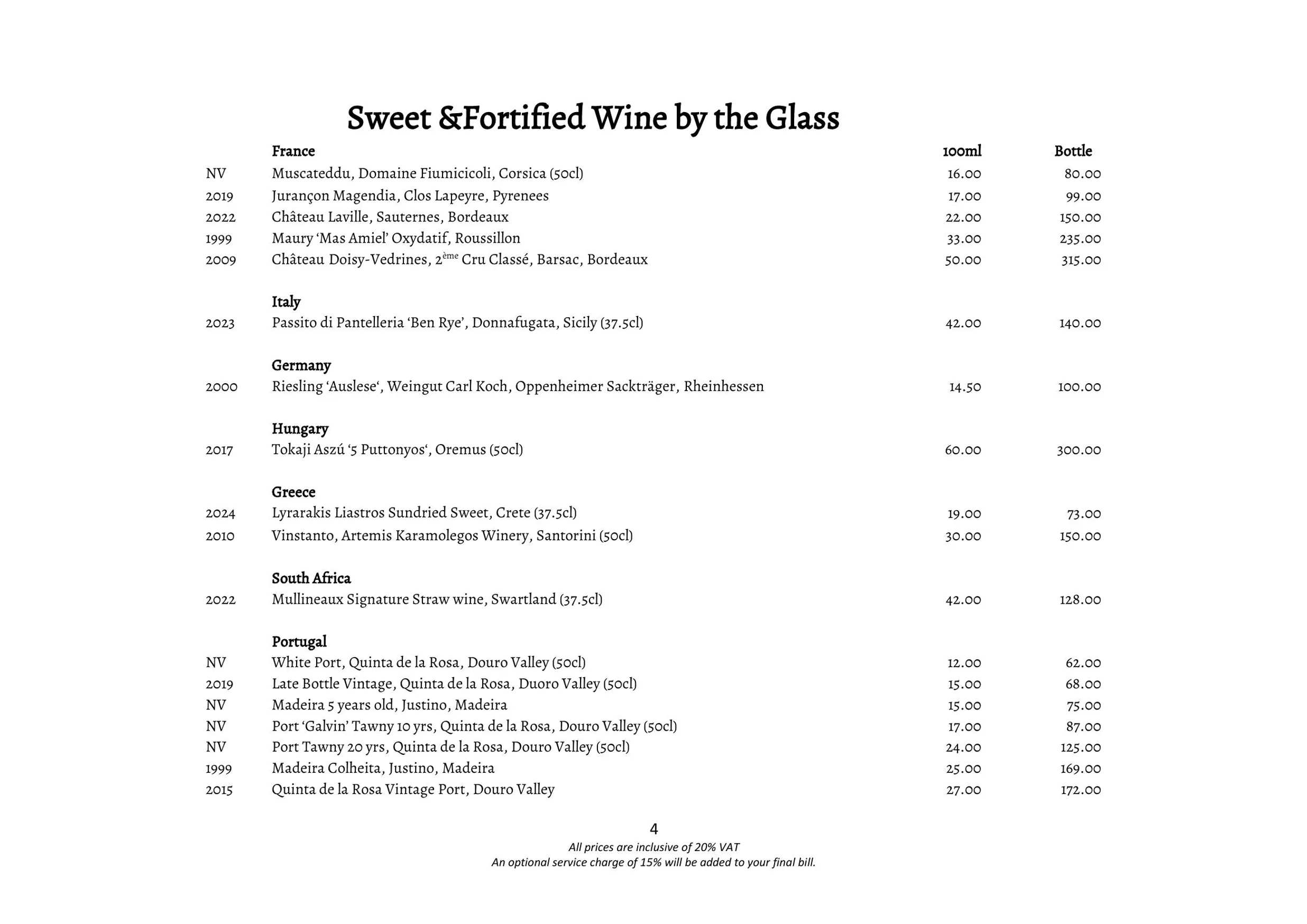 Galvin La Chapelle menu, page 27