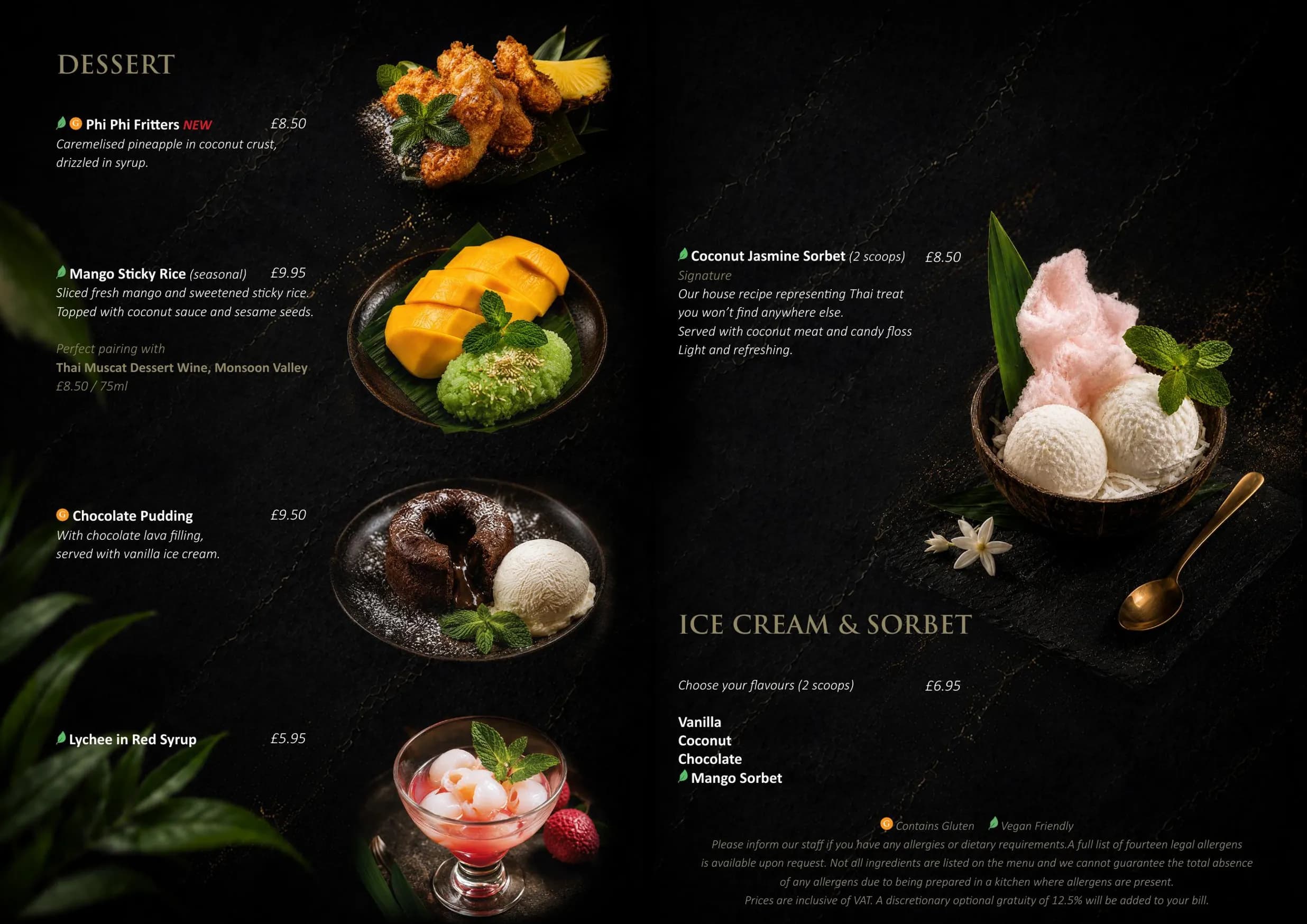 Thai Square menu, page 4