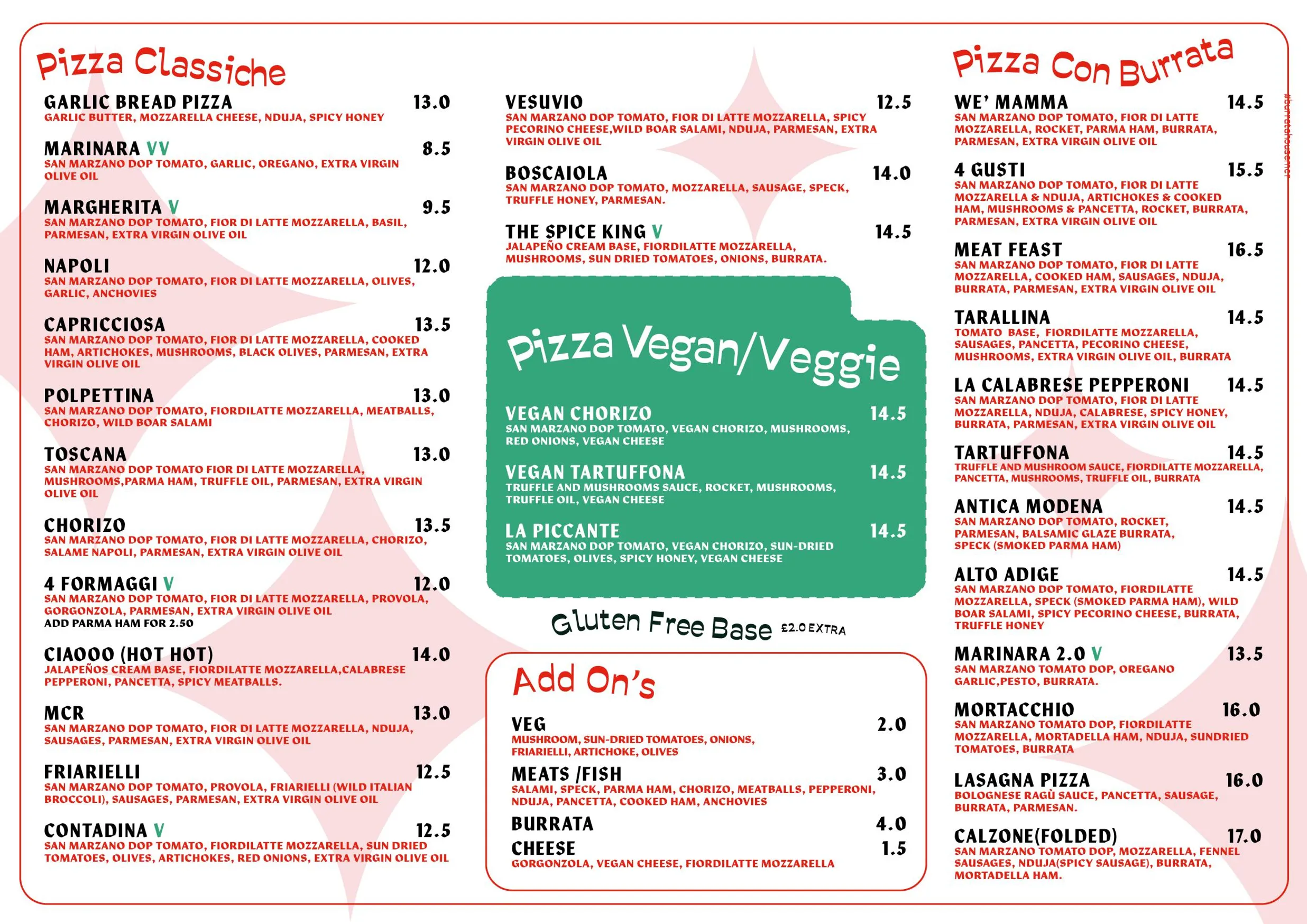 Ciaooo menu, page 2