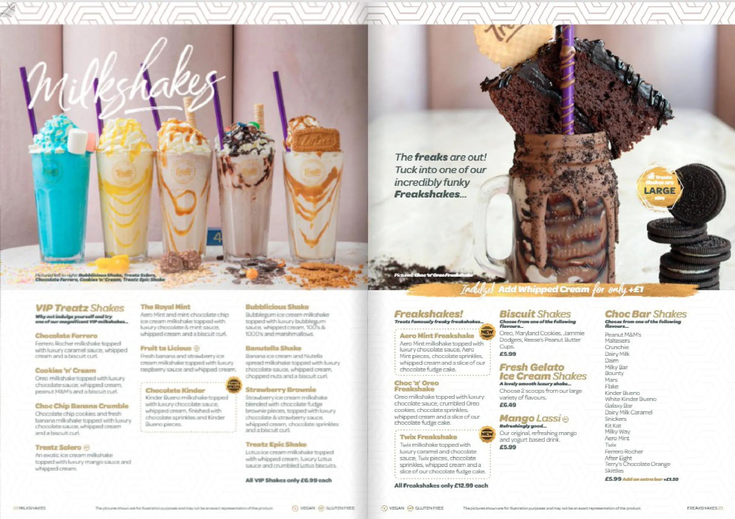 Treatz - Oxford menu, page 11