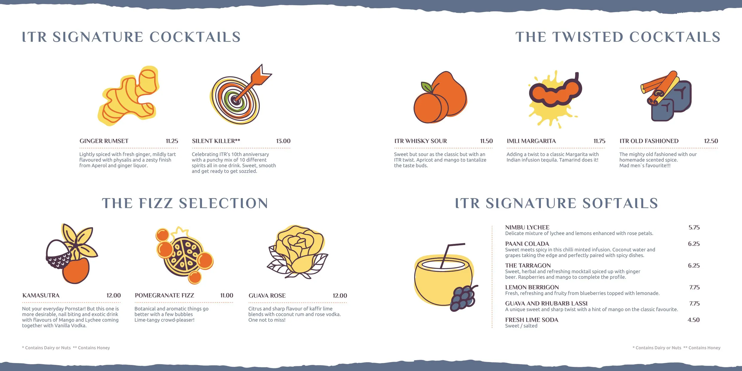 Indian Tiffin Room menu, page 6