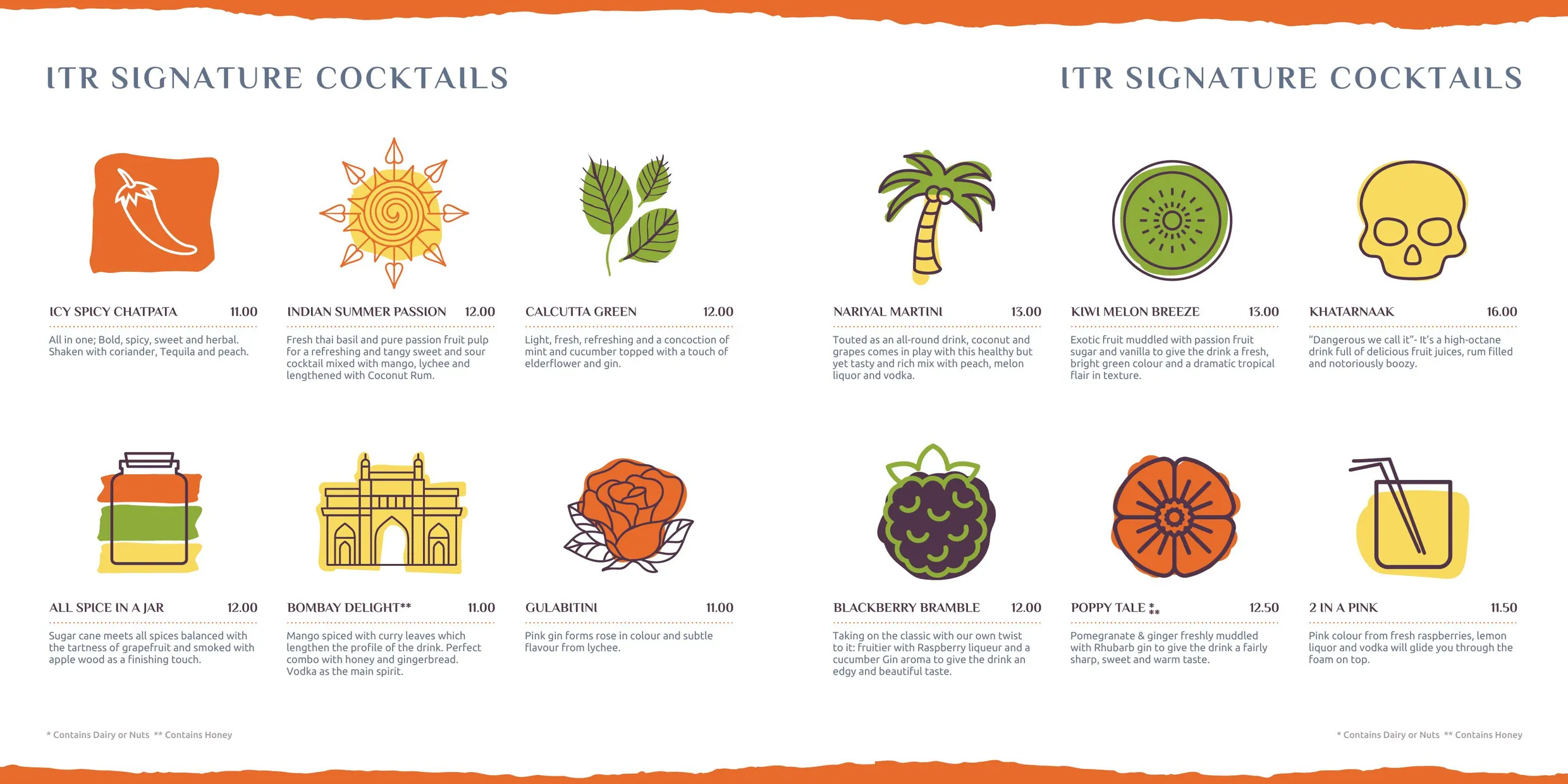Indian Tiffin Room menu, page 5