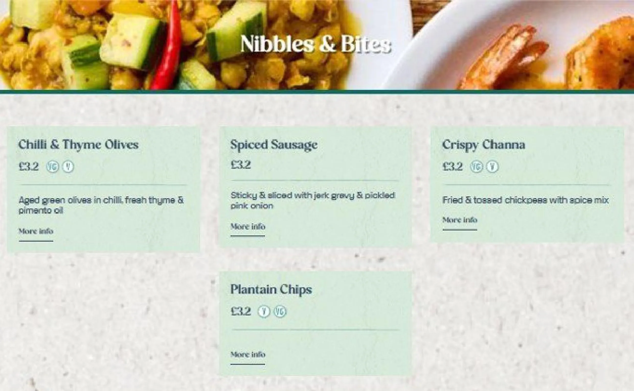 Turtle Bay menu, page 2