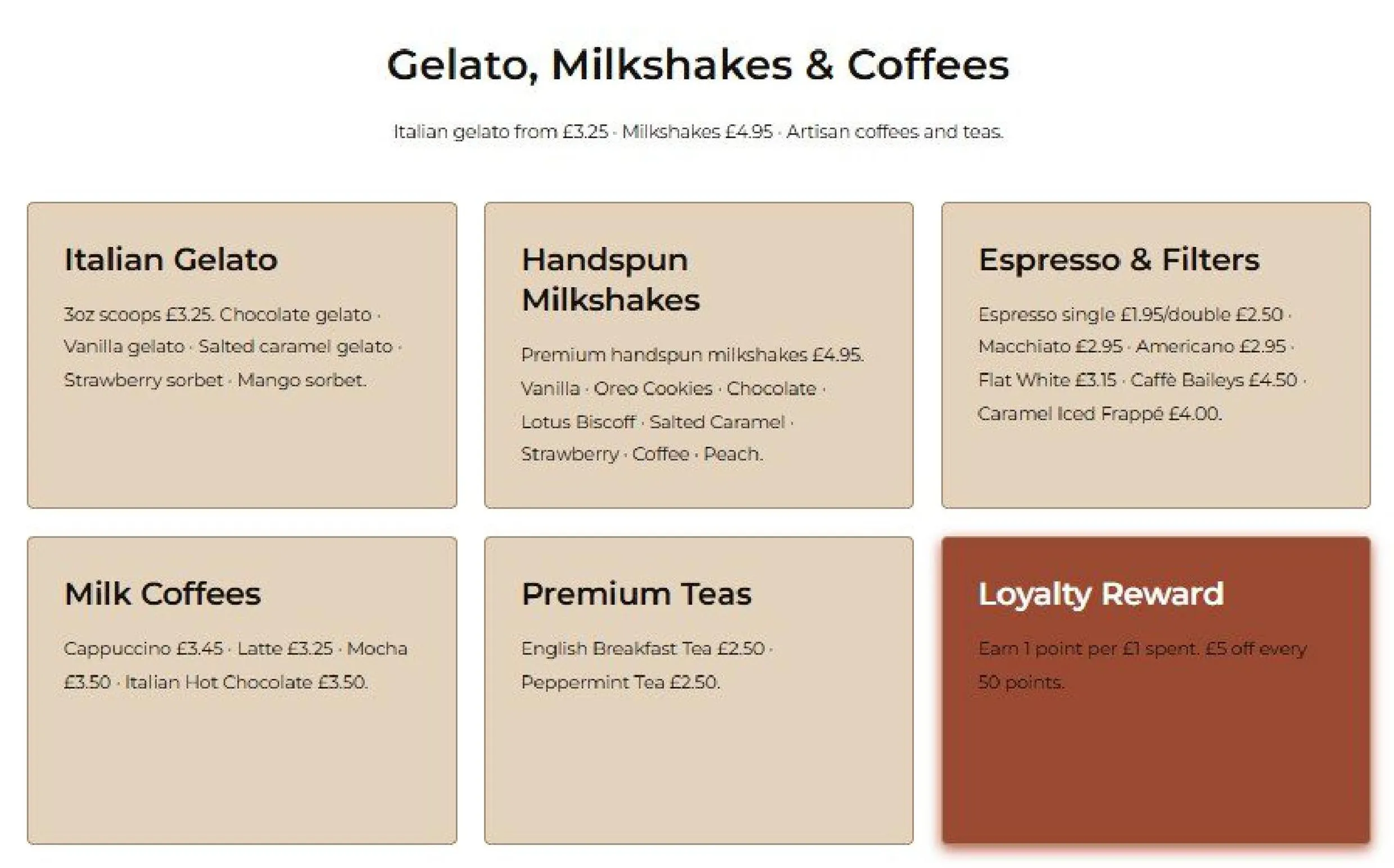 Zzetta Pizza menu, page 10