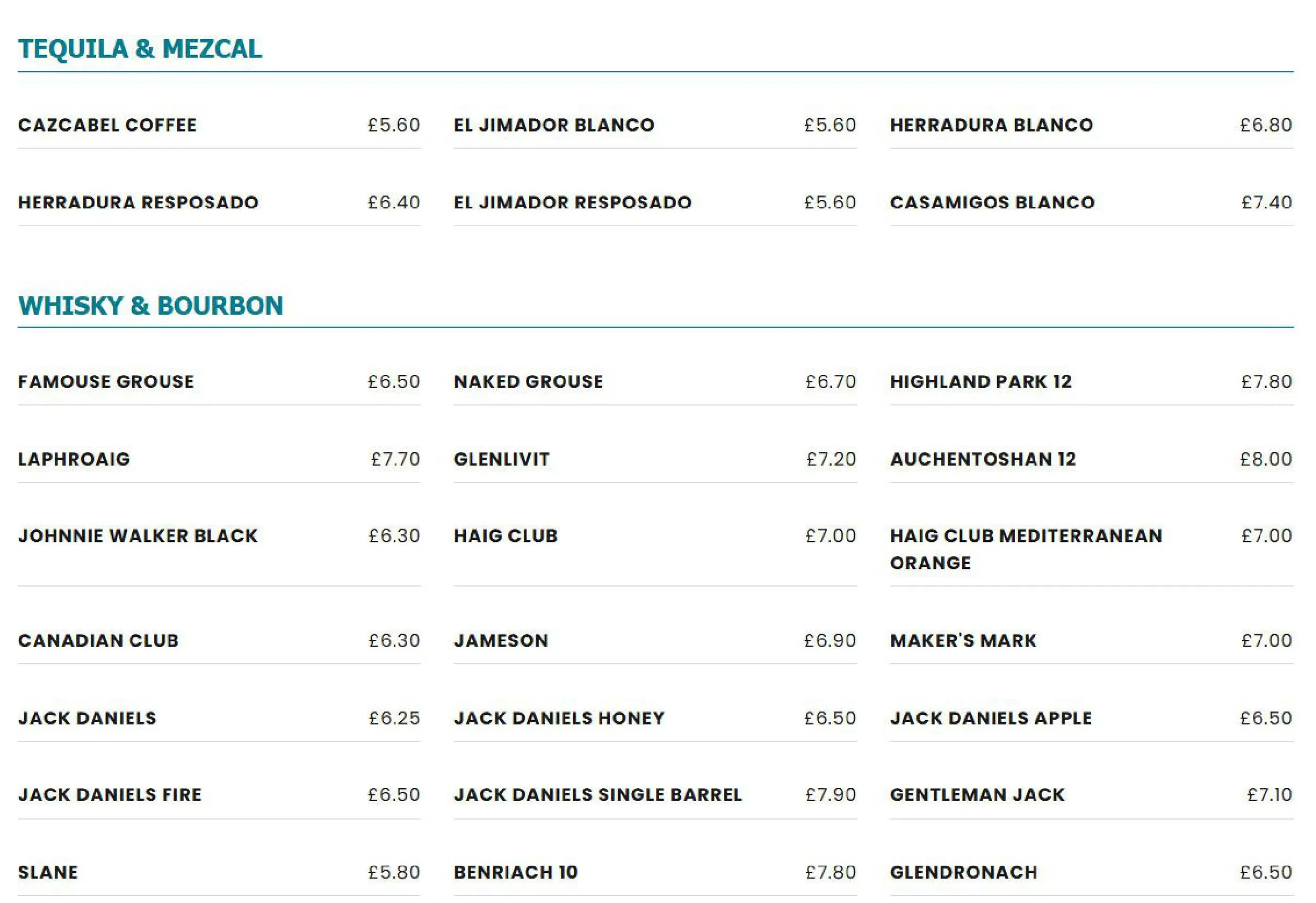 Brel menu, page 11