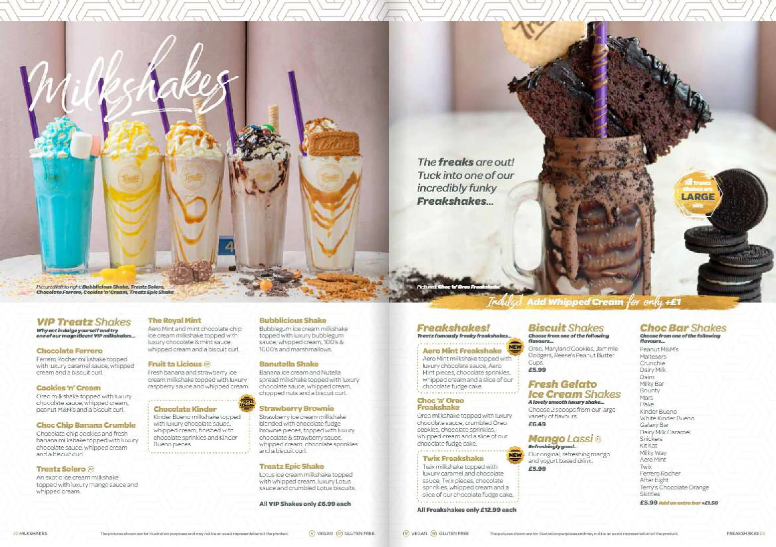 Treatz Dessert Restaurant menu, page 12