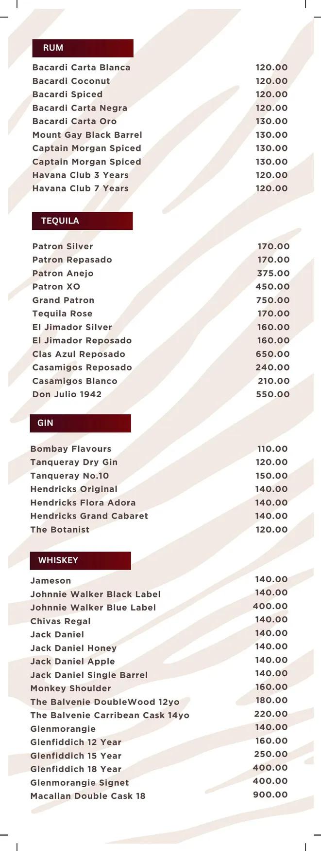 Shere Khan menu, page 10