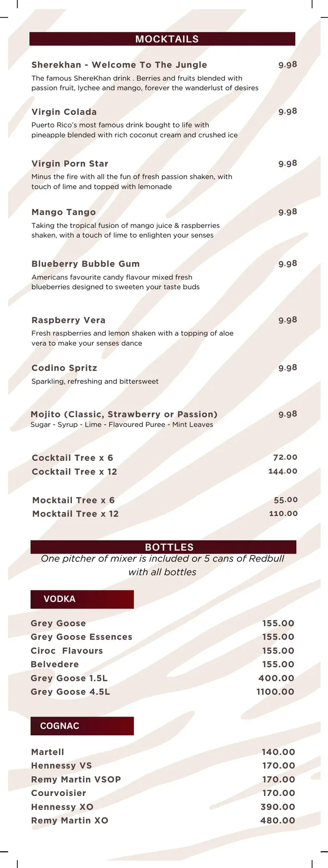 Shere Khan menu, page 9