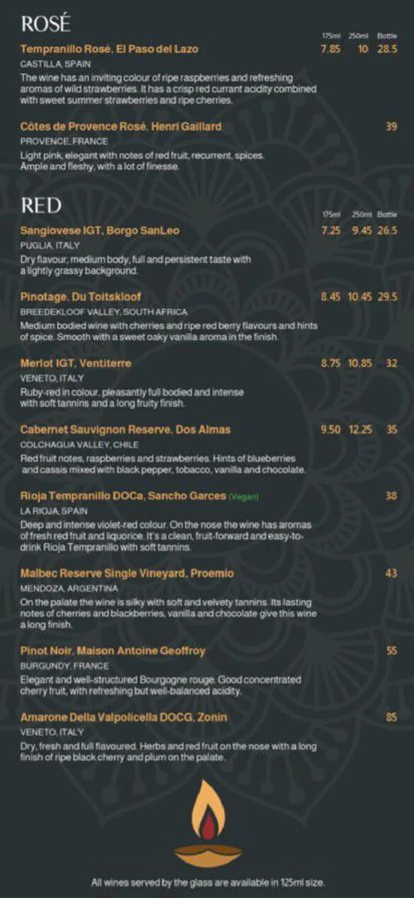Jatra Restaurant menu, page 7