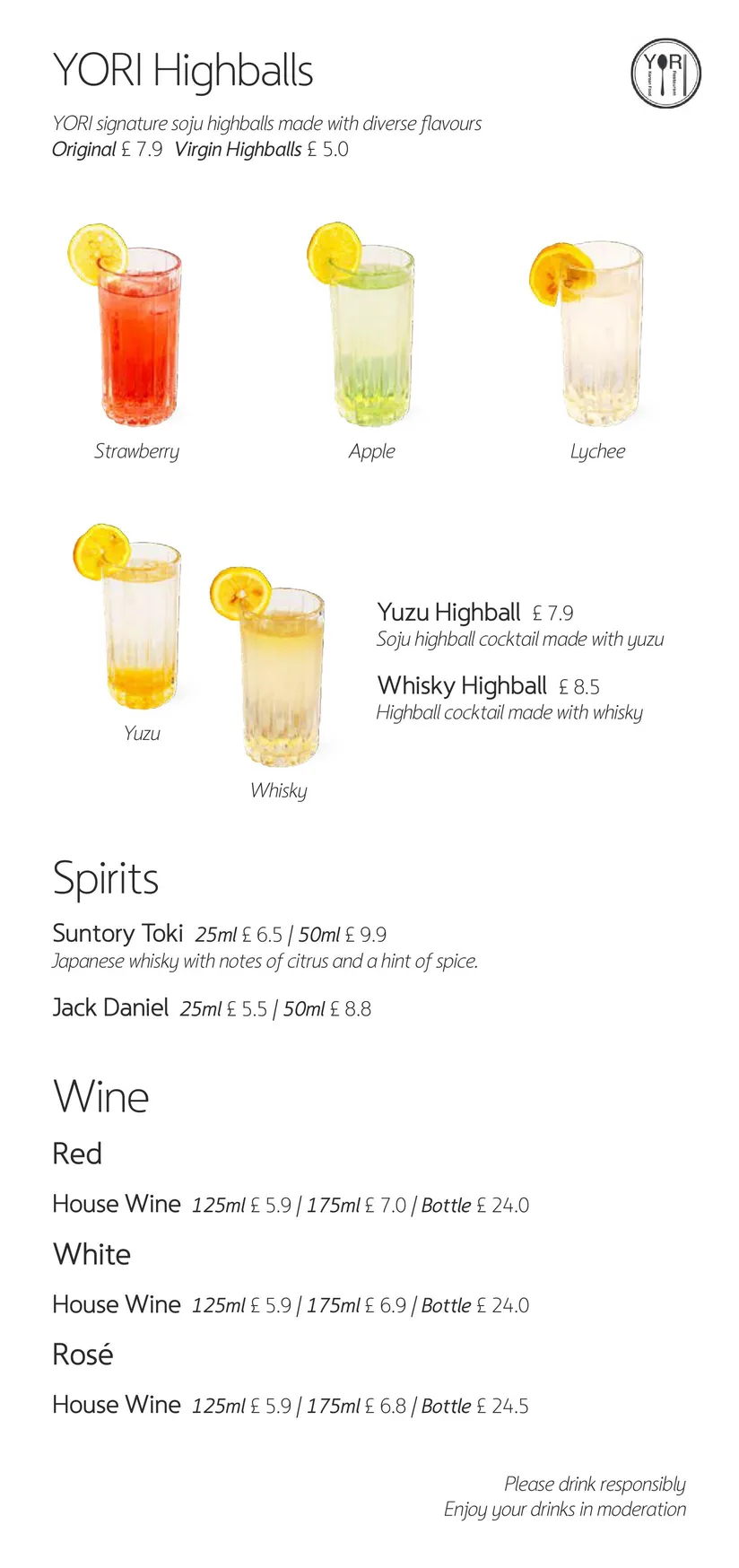 Yori menu, page 8