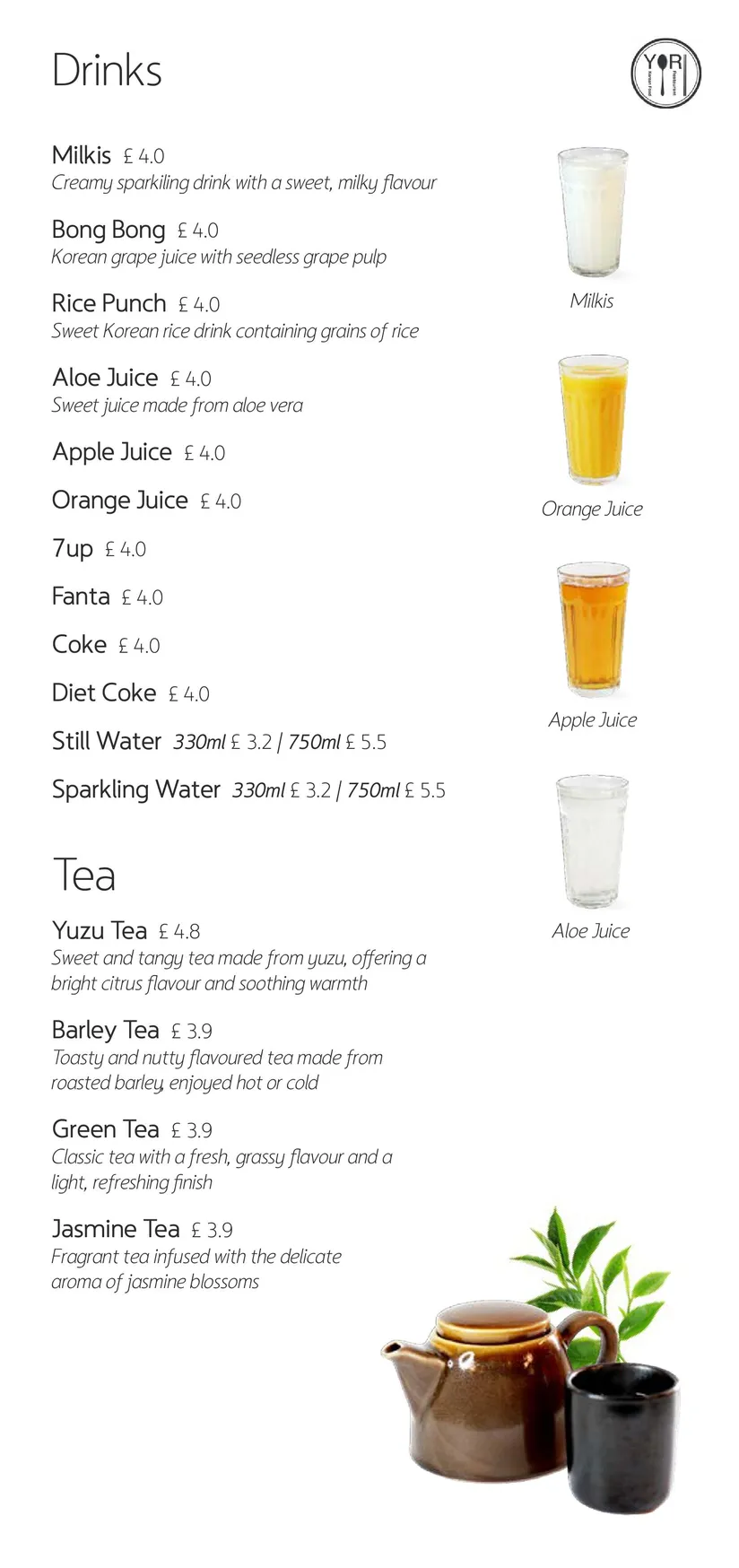 Yori menu, page 5