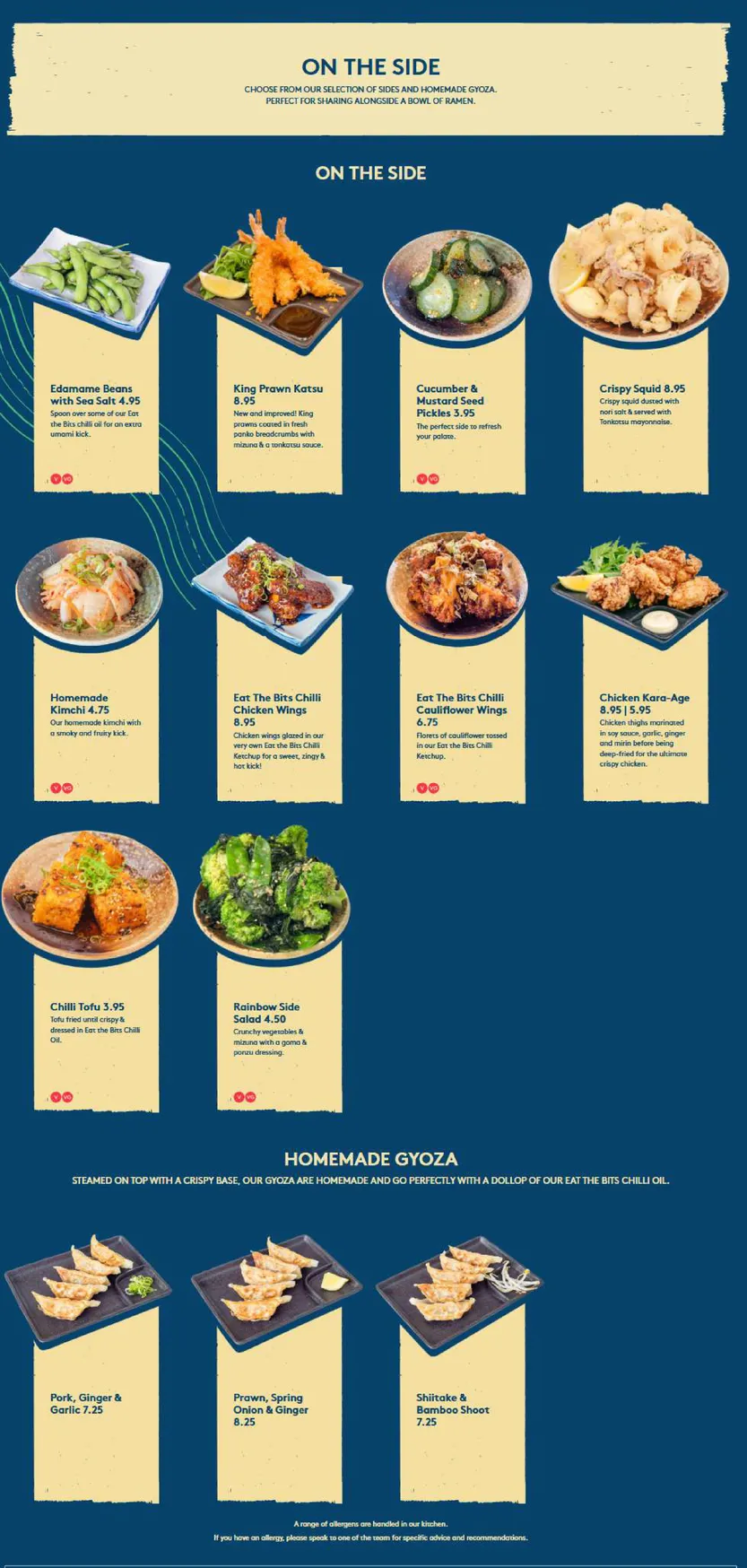 Tonkotsu Kentish Town menu, page 5