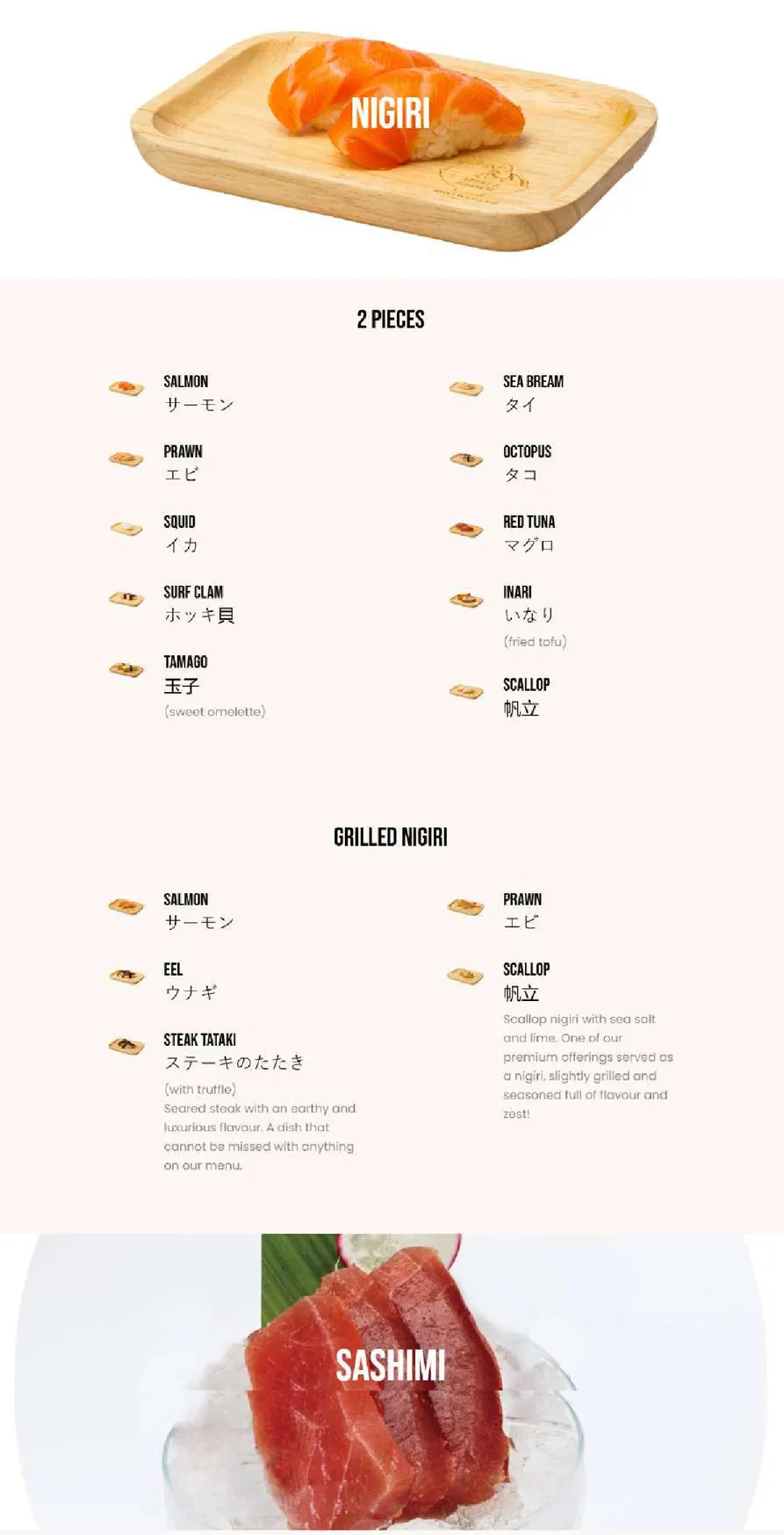 Maki & Ramen Soho menu, page 5