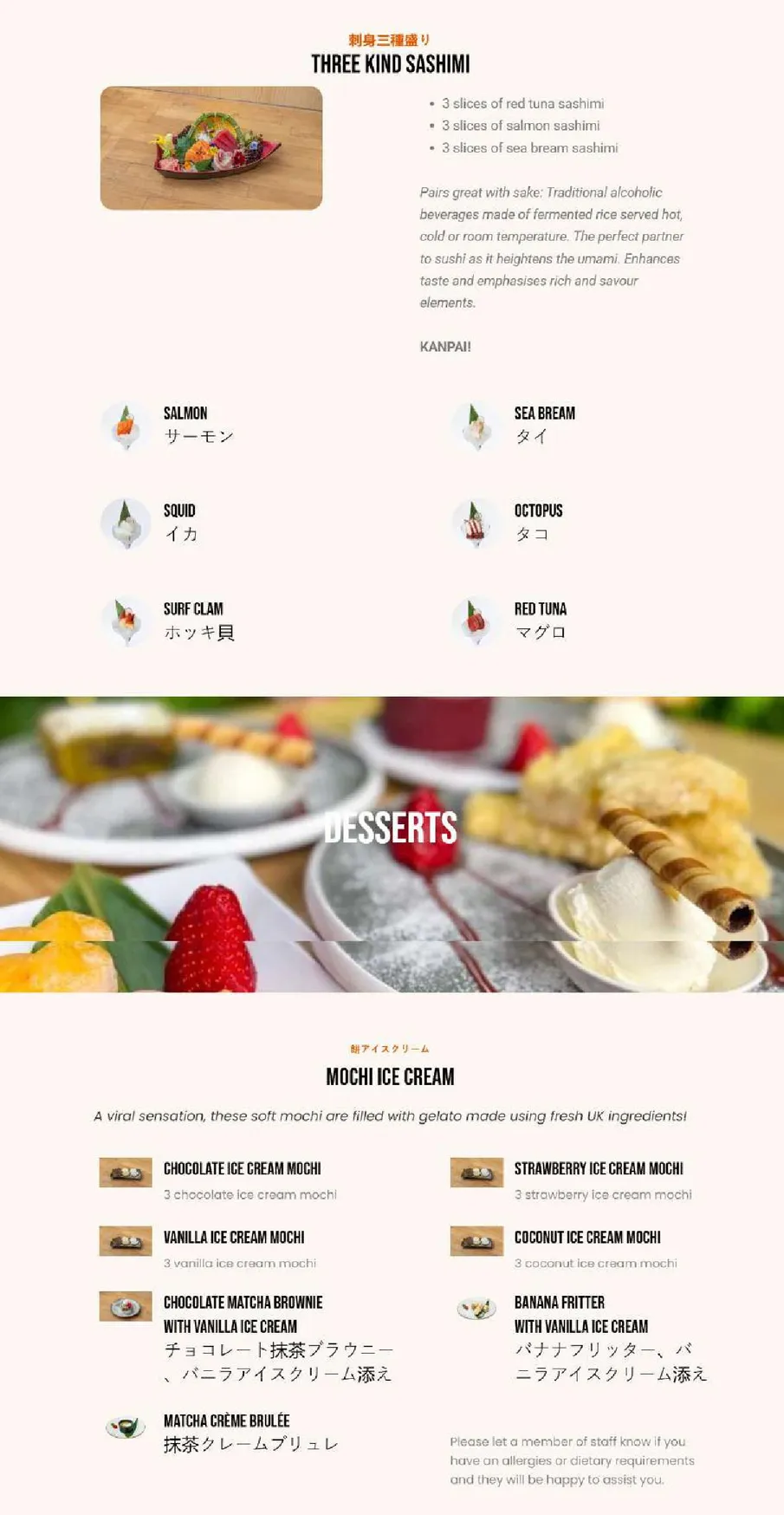 Maki & Ramen Soho menu, page 6