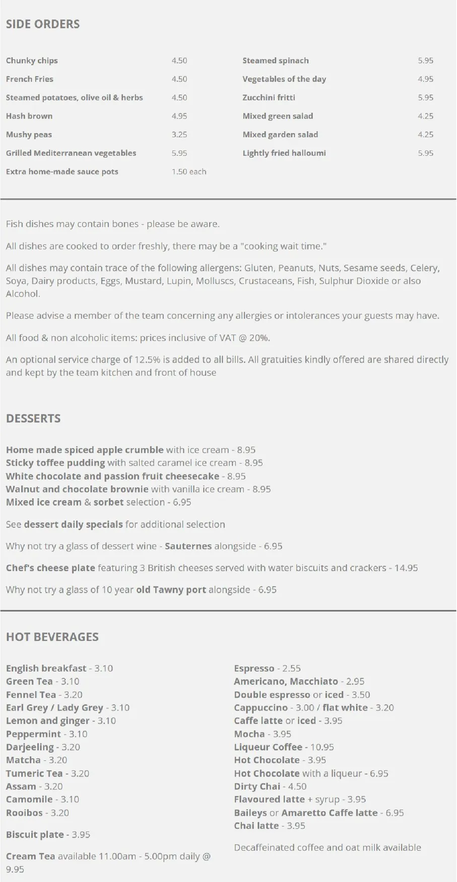 Cuttlefish menu, page 3