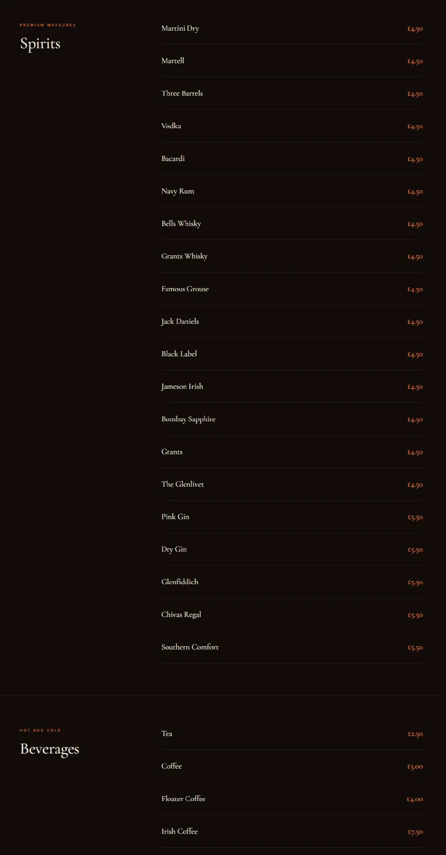 Punjab Tandoori Restaurant menu, page 8