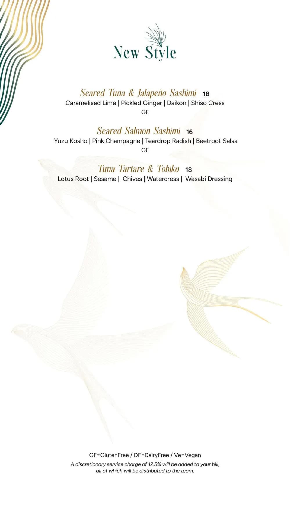 Nōshi menu, page 4