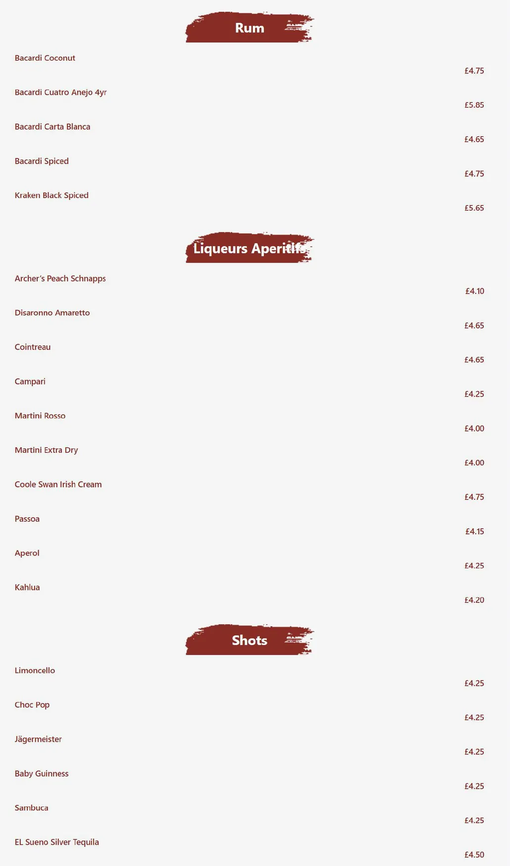 2 Taps - Belfast menu, page 9
