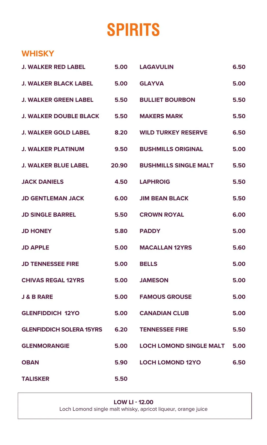 Matou Pan Asian Restaurant menu, page 13