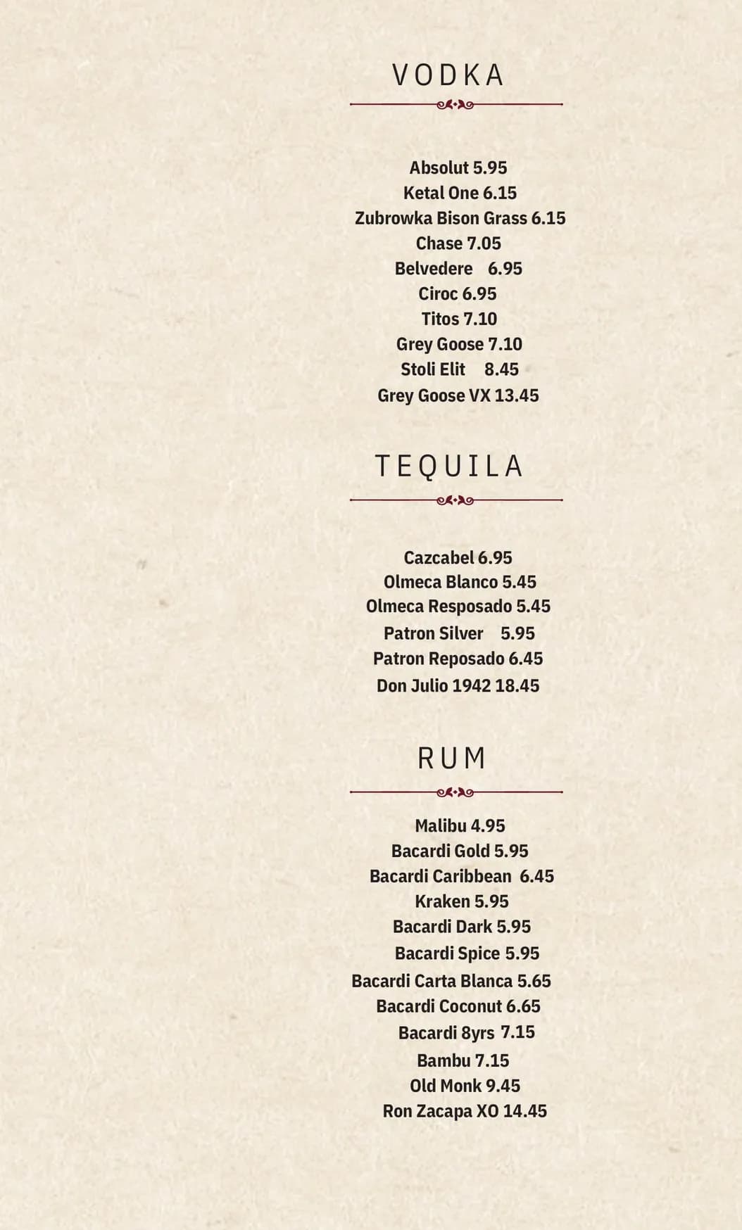 Asha's menu, page 27