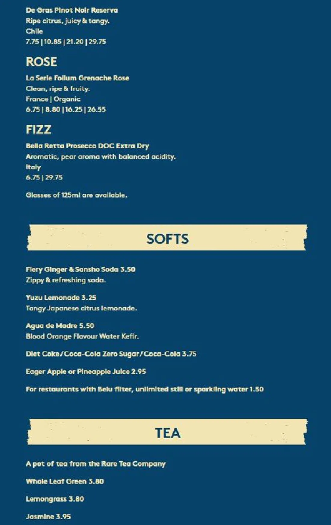 Tonkotsu menu, page 6
