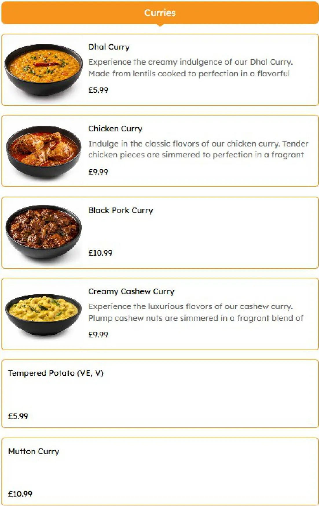Kamuü menu, page 6