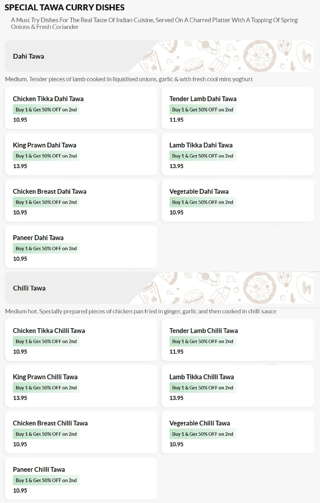 Mallroad Indian Restaurant menu, page 3