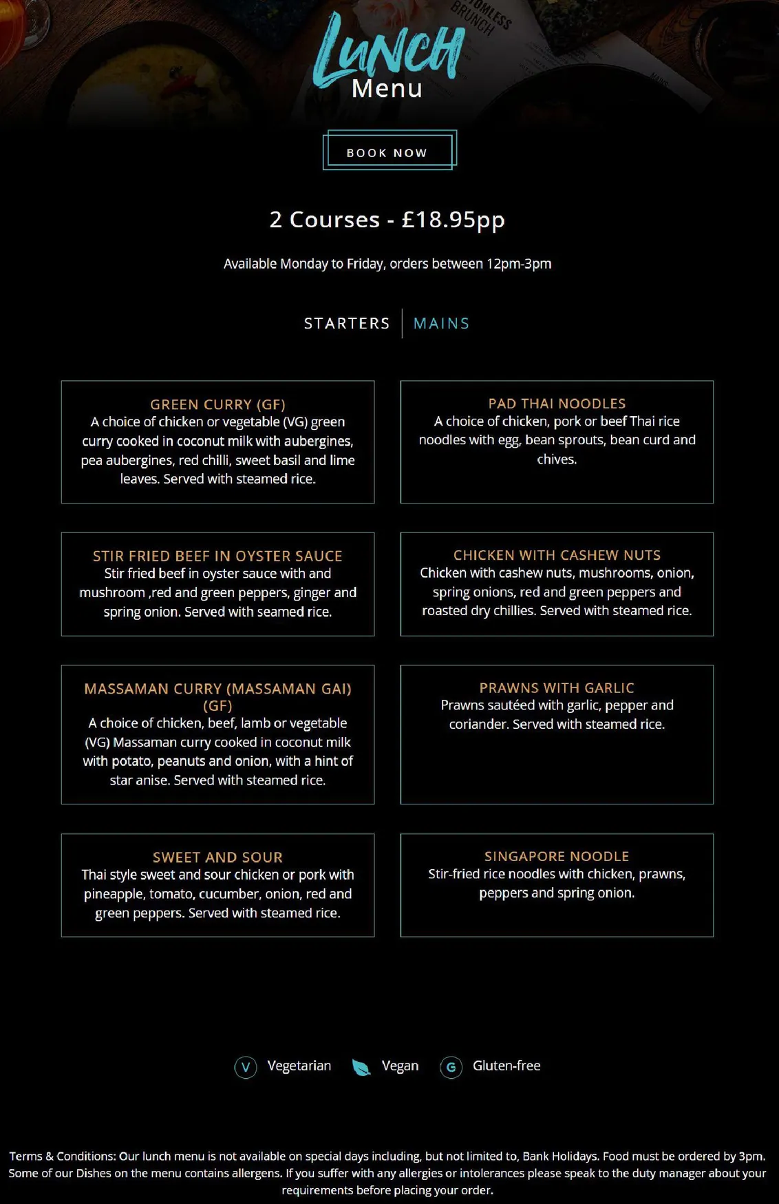 Siamais menu, page 2