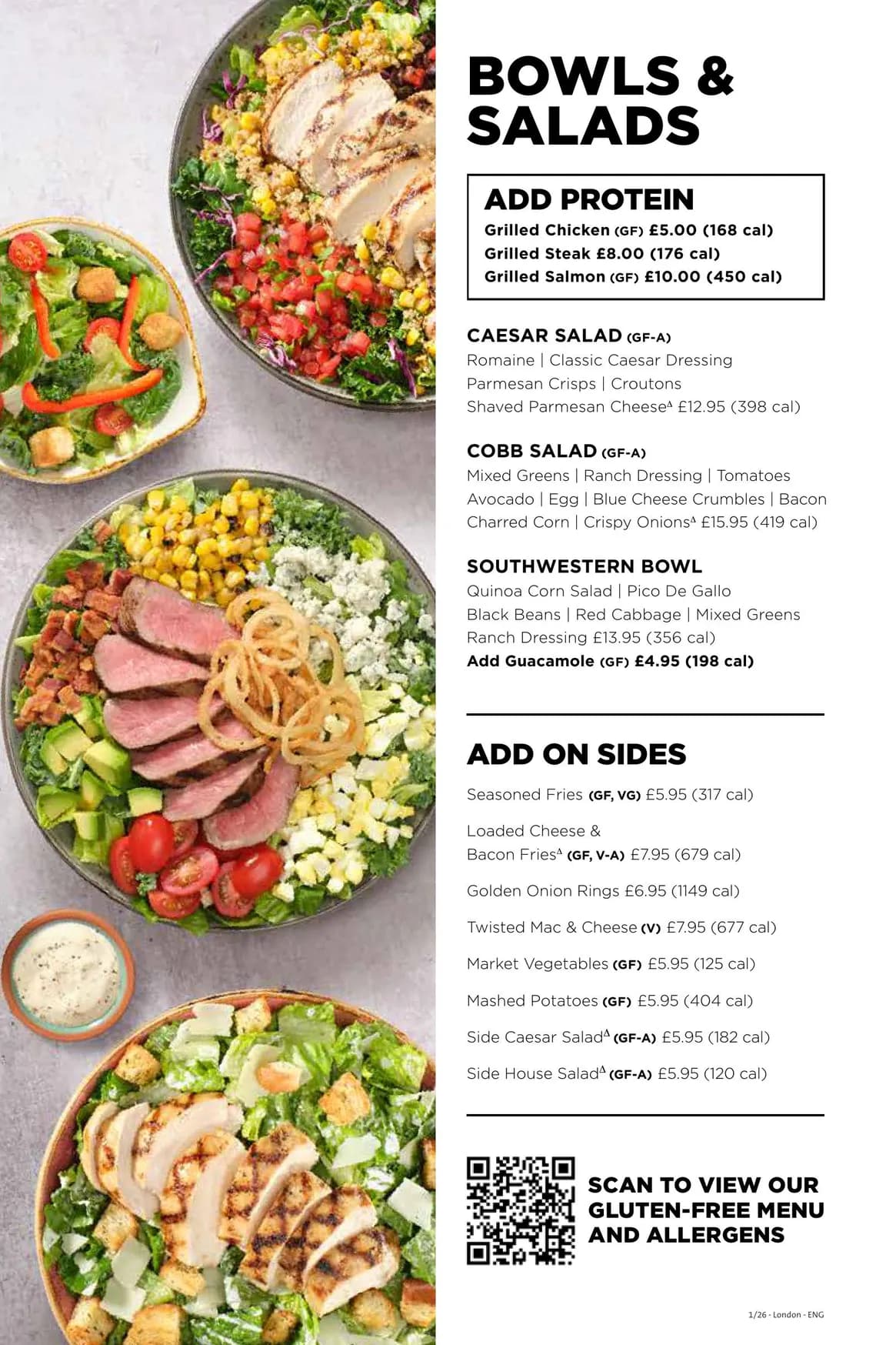 Hard Rock Cafe menu, page 12