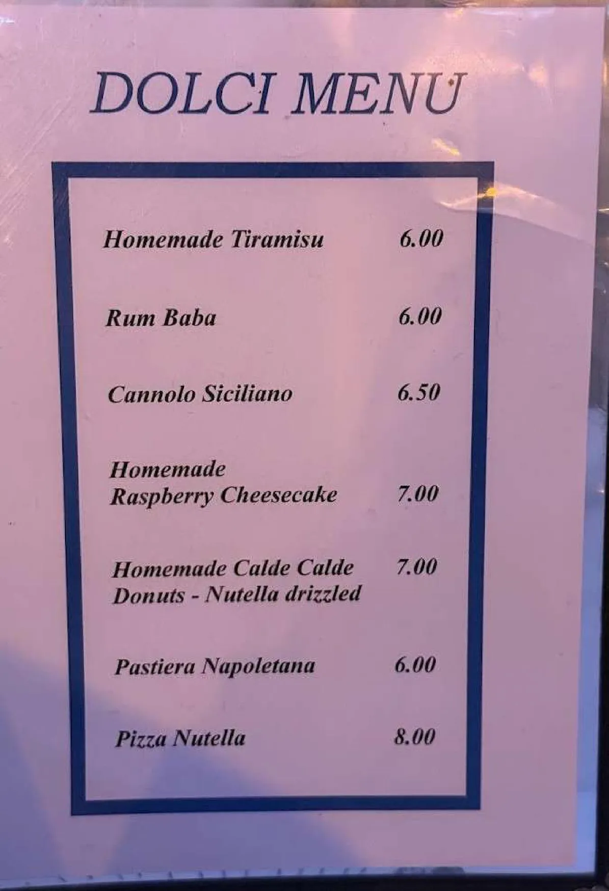 La Pernella menu, page 4