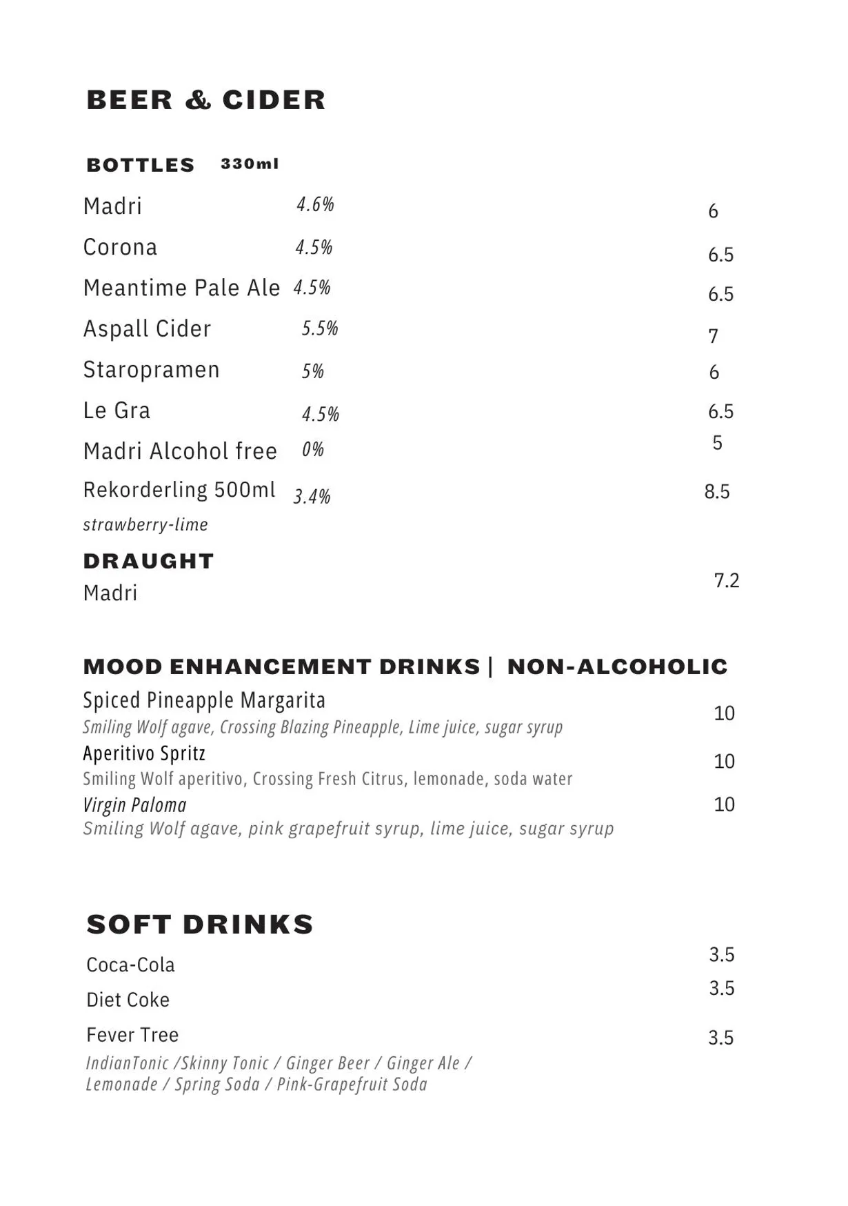 temper menu, page 8