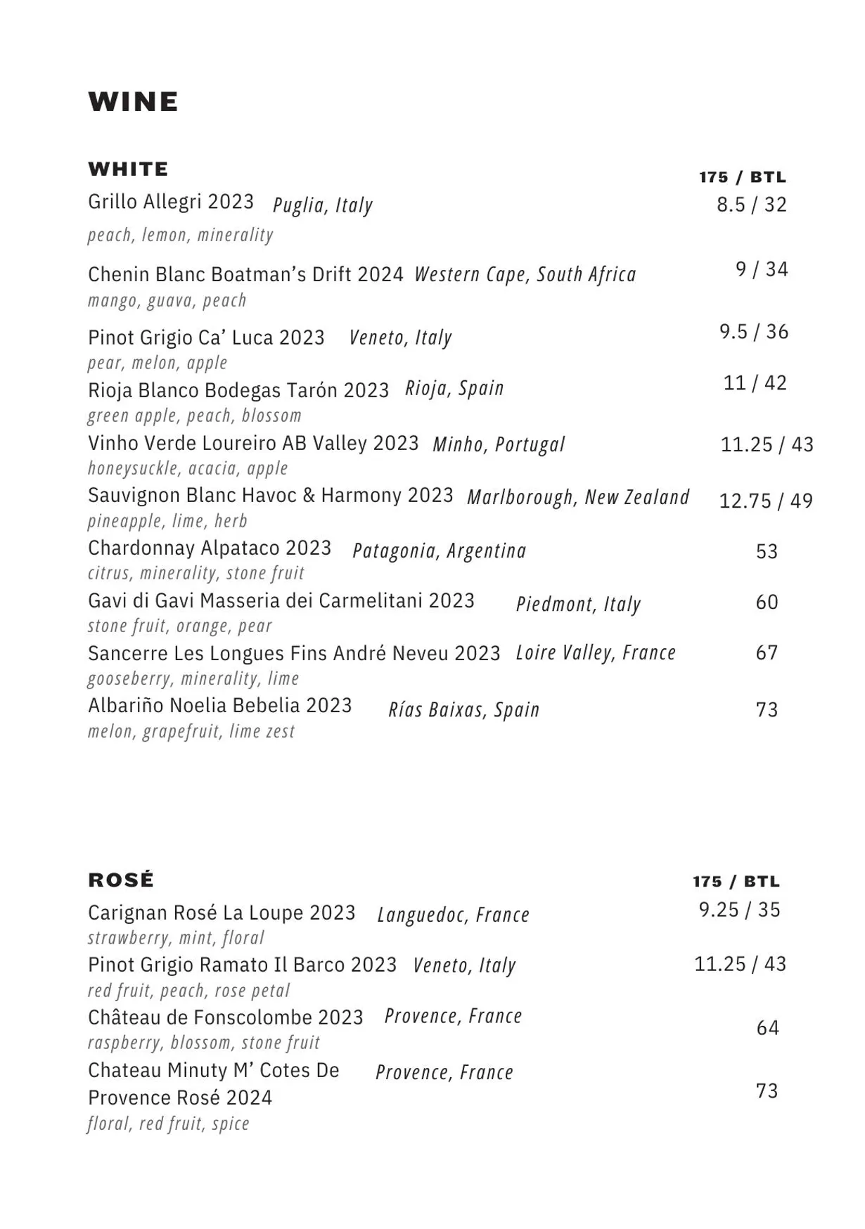 temper menu, page 6
