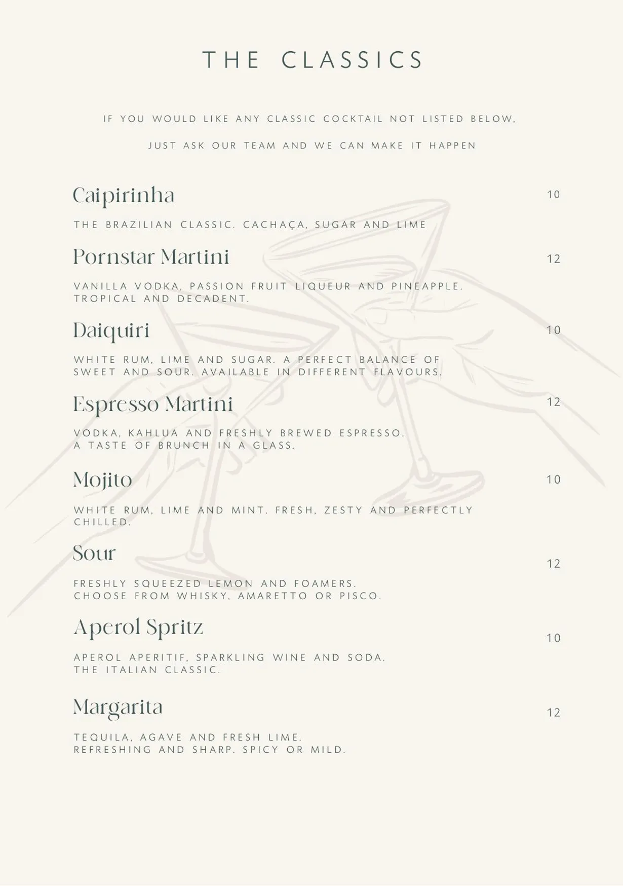 Jardim menu, page 13