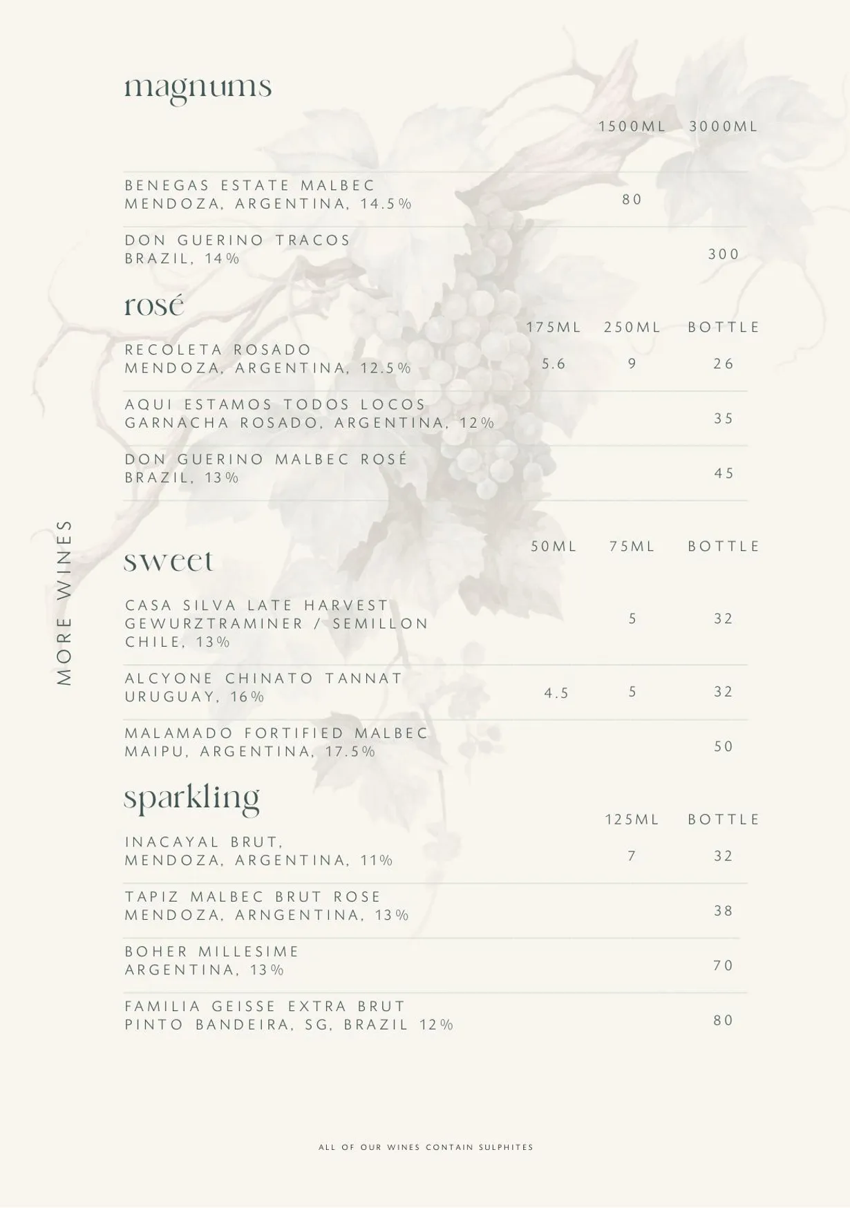 Jardim menu, page 5