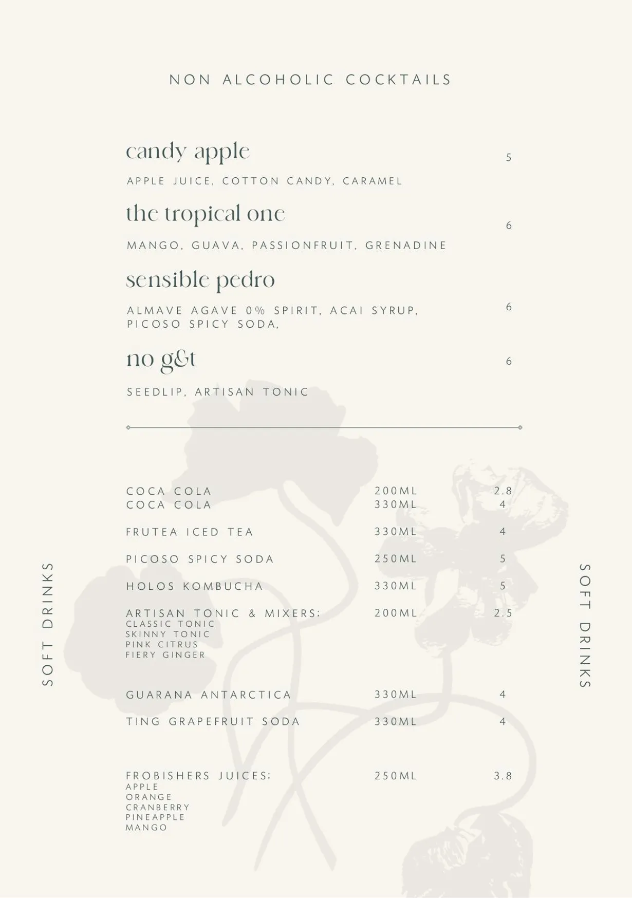 Jardim menu, page 10