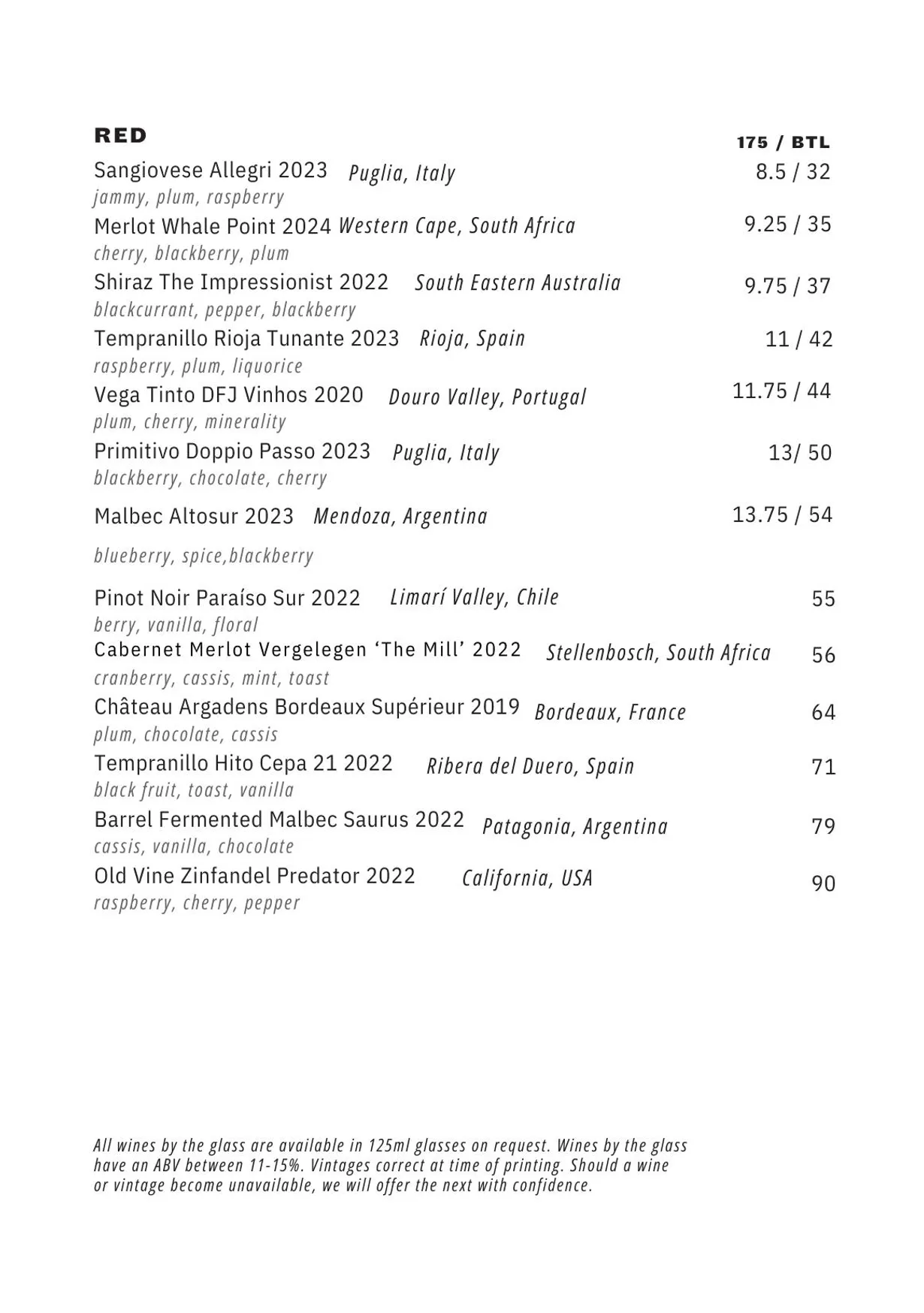 temper menu, page 7