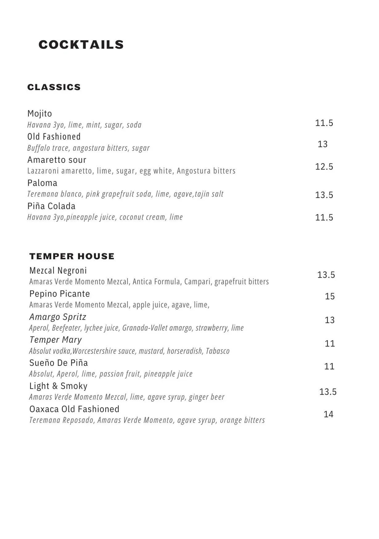 temper menu, page 4