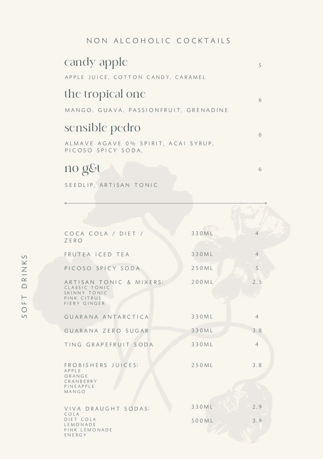 Jardim menu, page 14