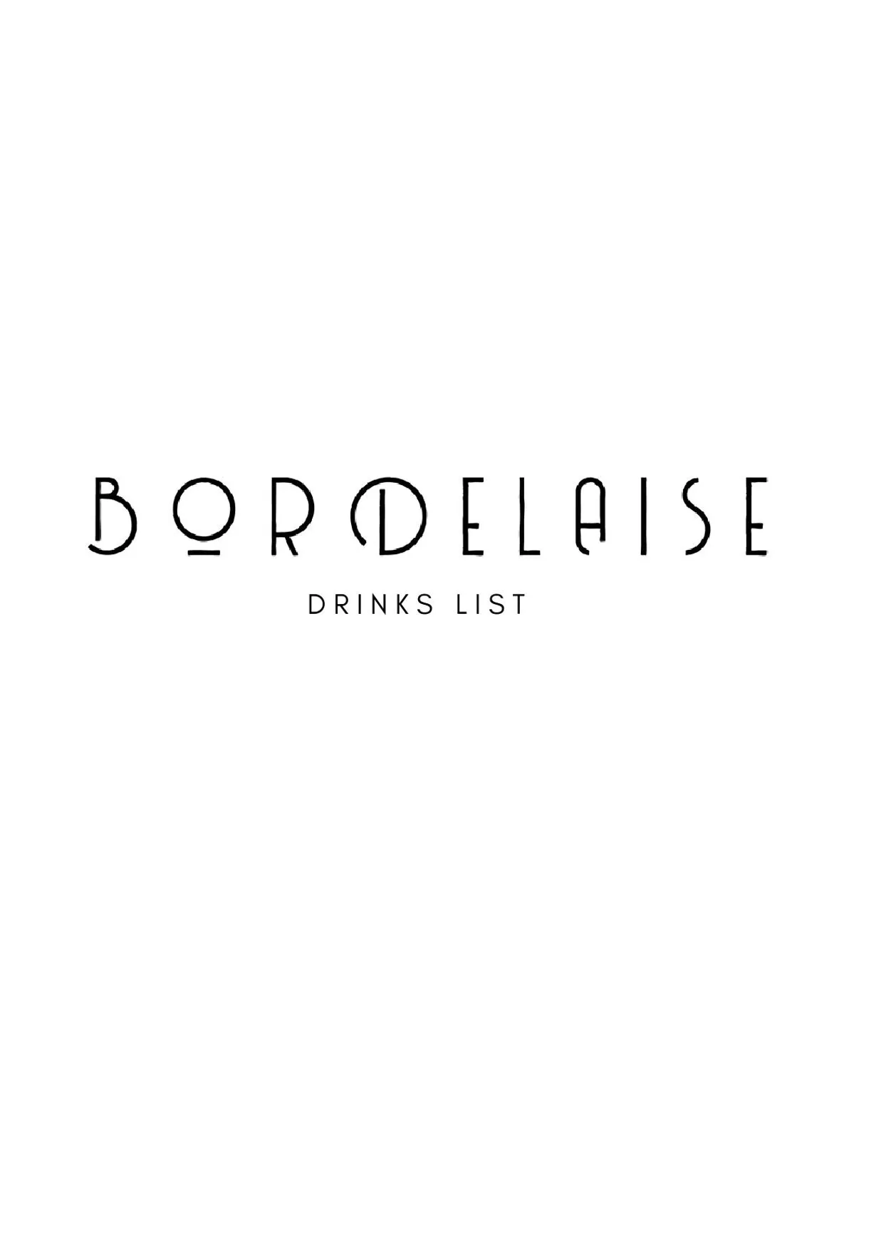 Bordelaise menu, page 5