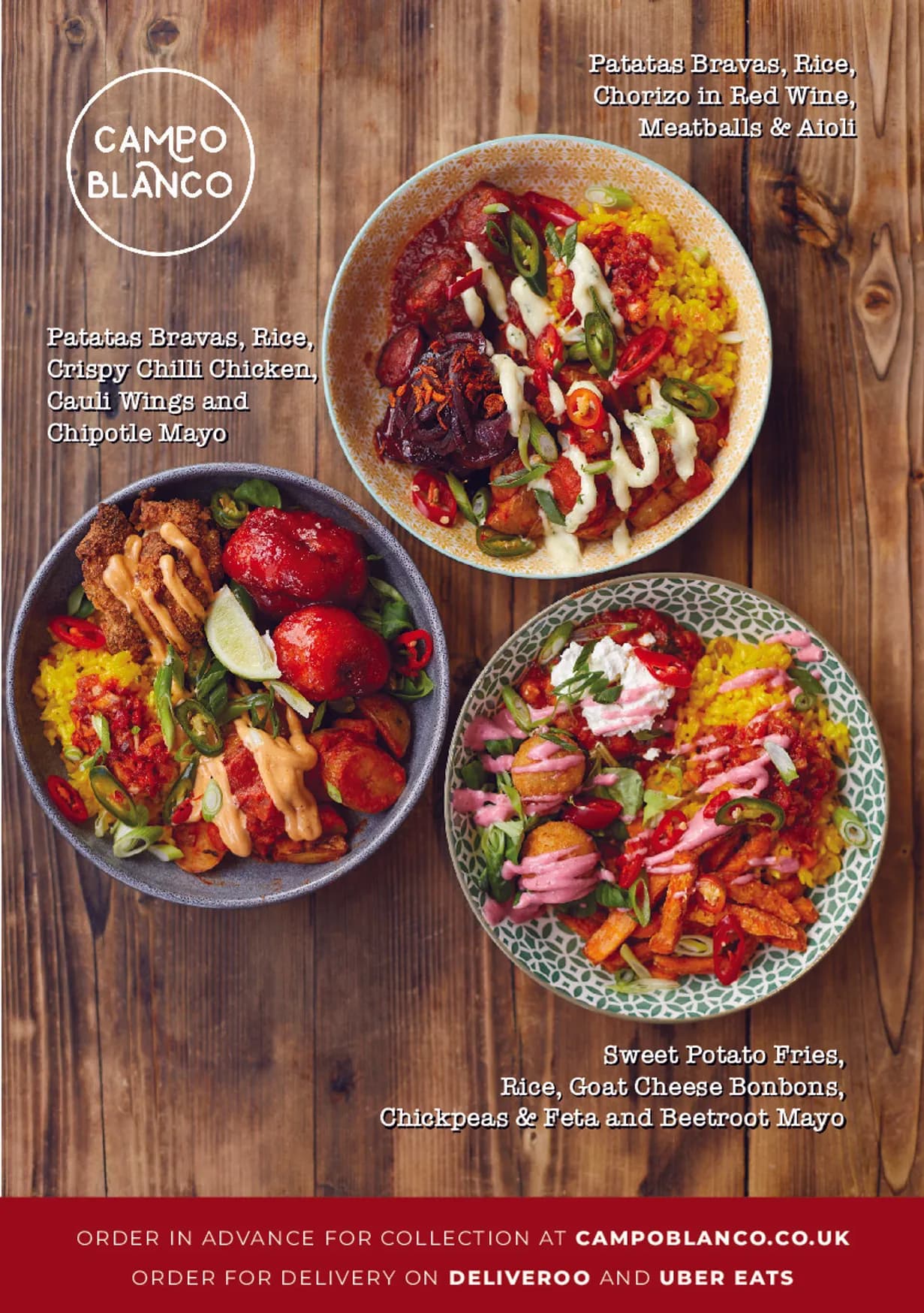 Campo Blanco menu, page 4