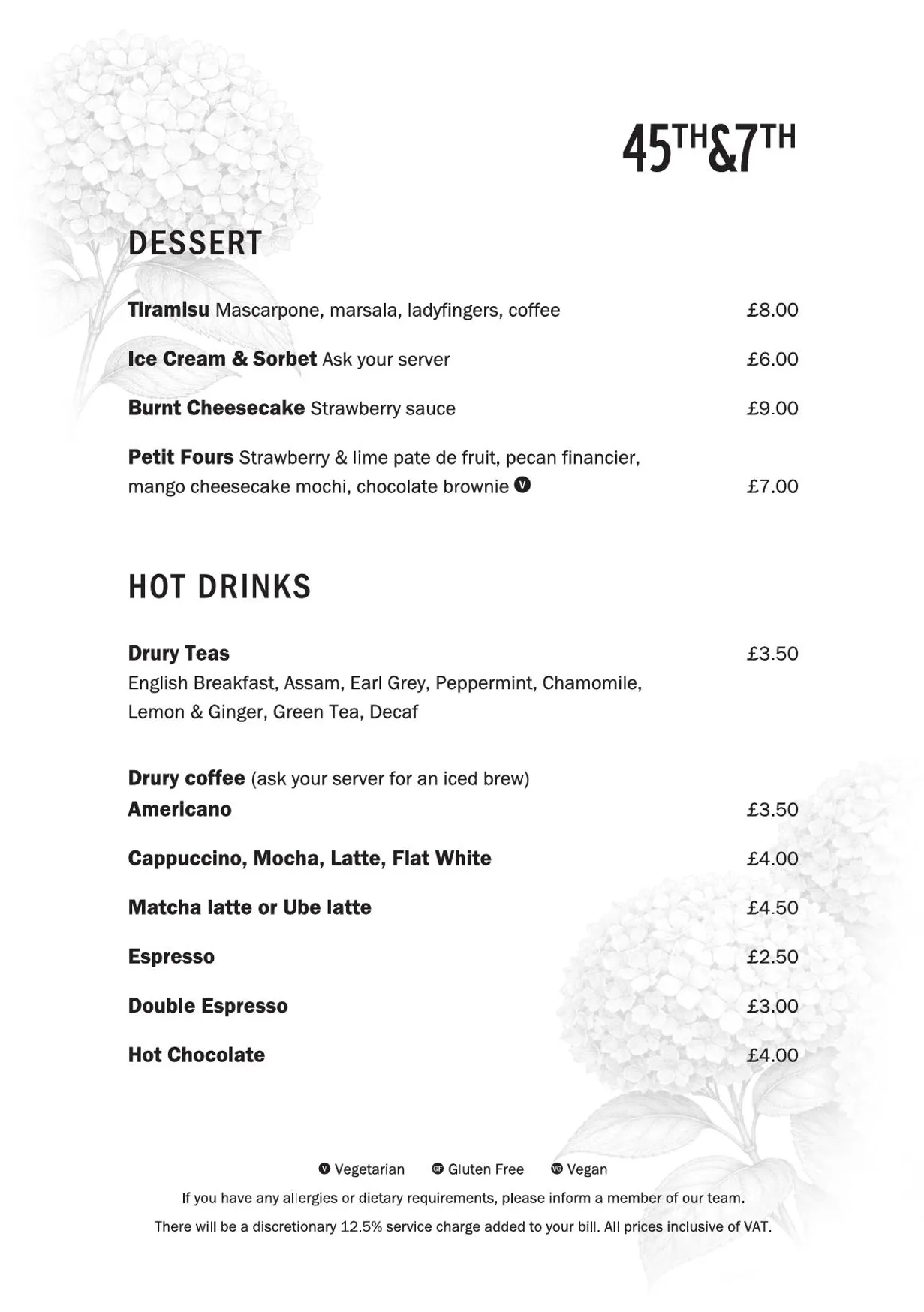 45th & 7th menu, page 6