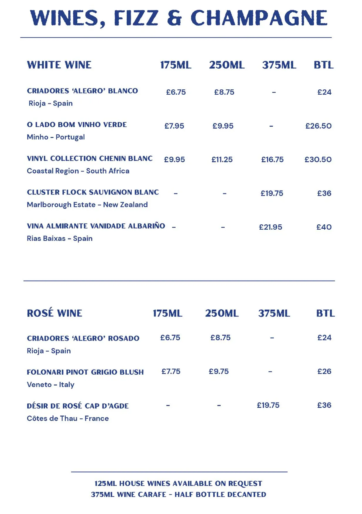 La Finca Eivissa menu, page 8