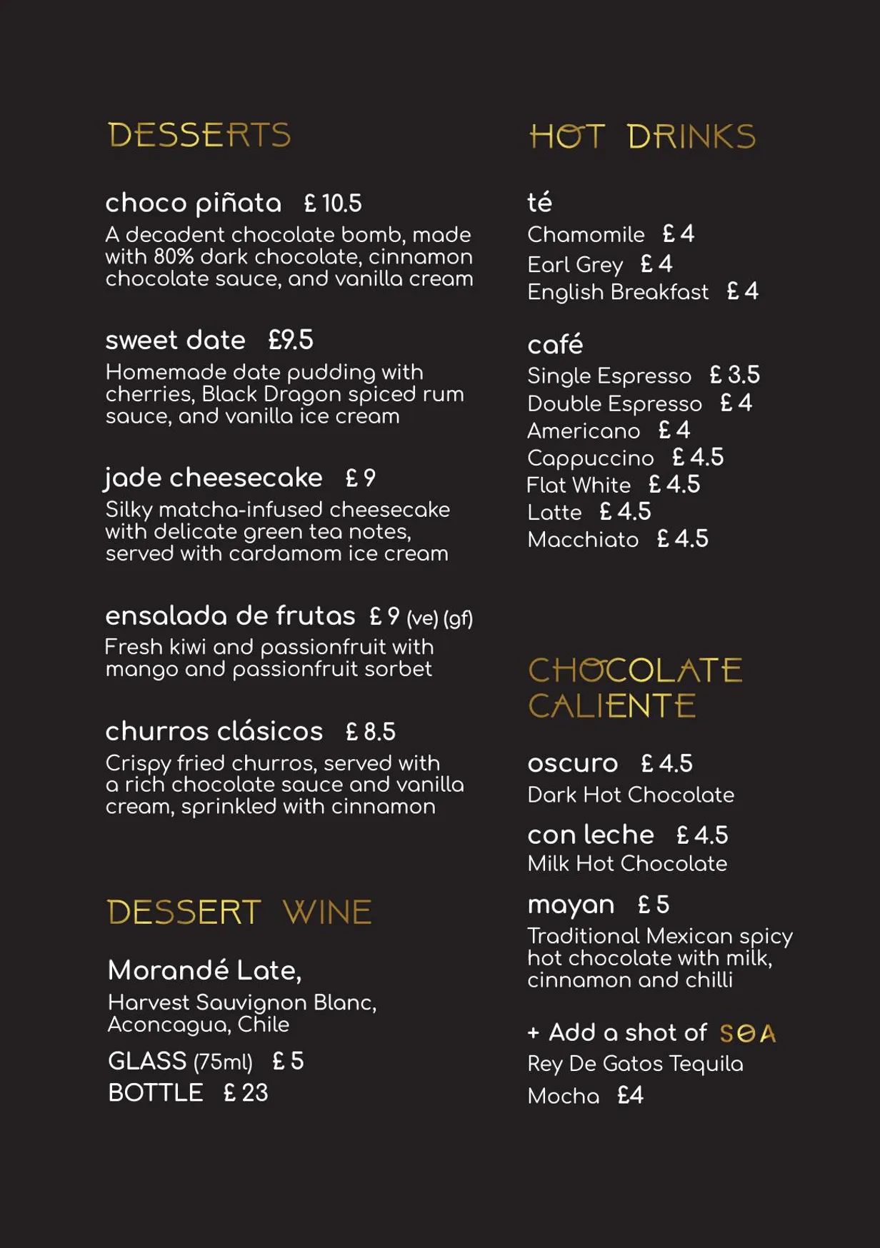 Mayan menu, page 4