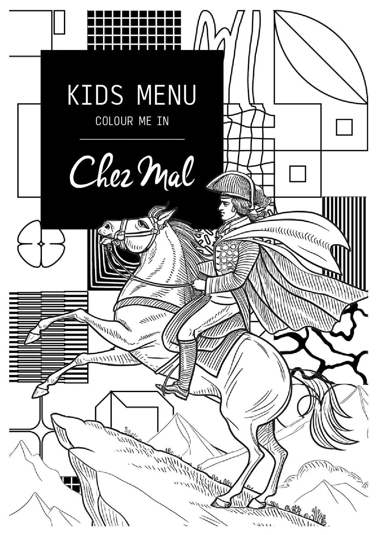 Malmaison menu, page 6